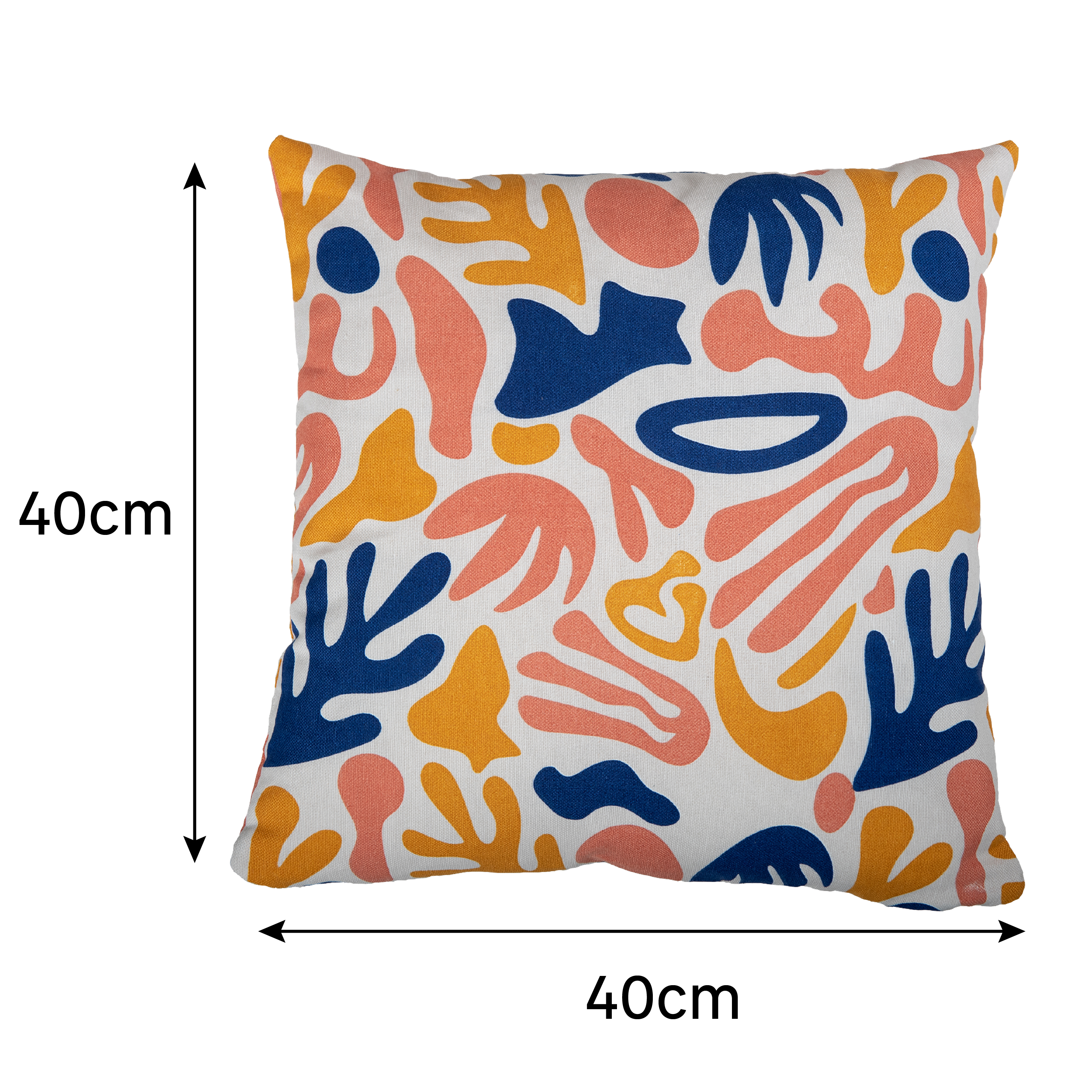 Almofada Etny 40x40cm poliéster multicor Inspire - 7