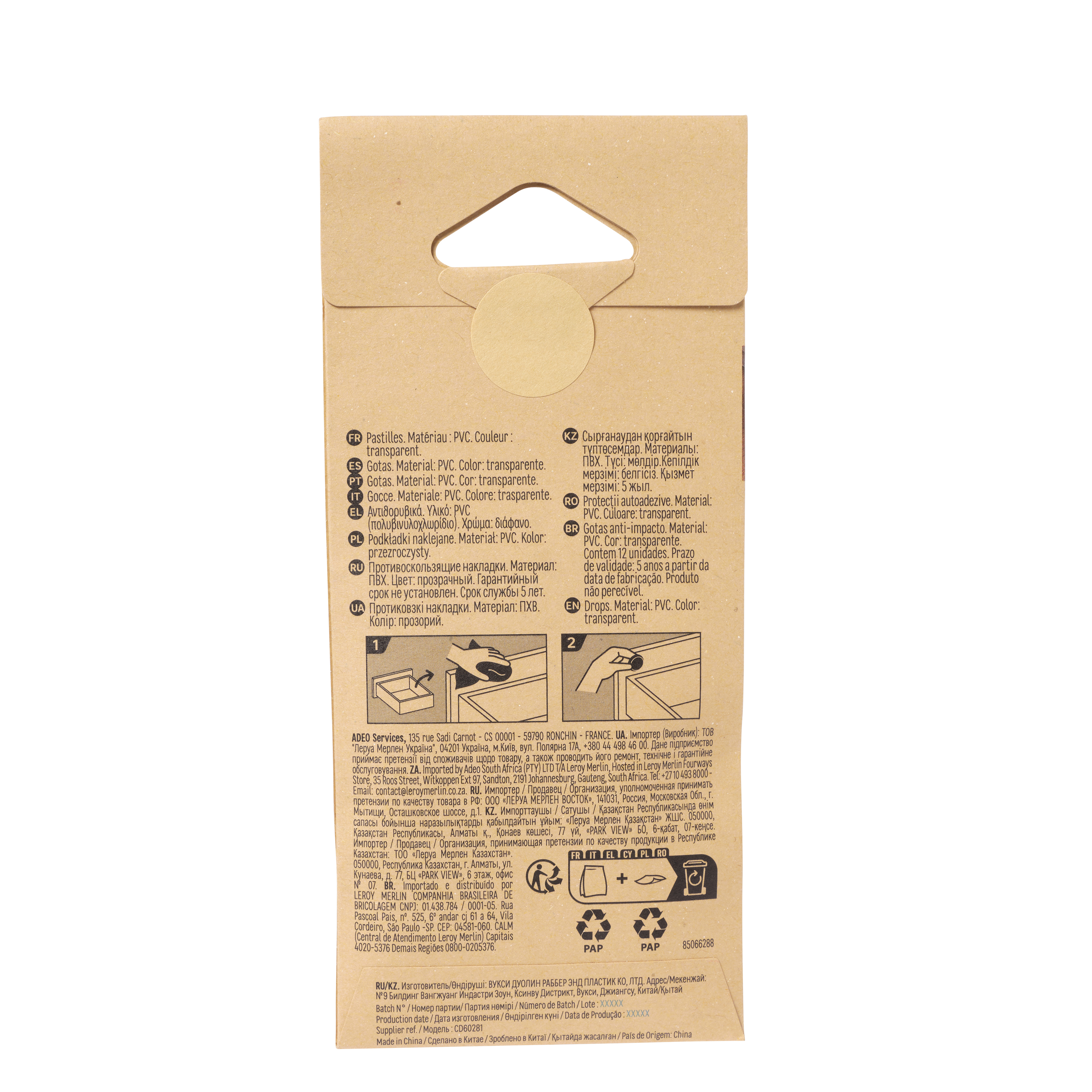 12 Gotas adesivas 19 mm Standers - 6