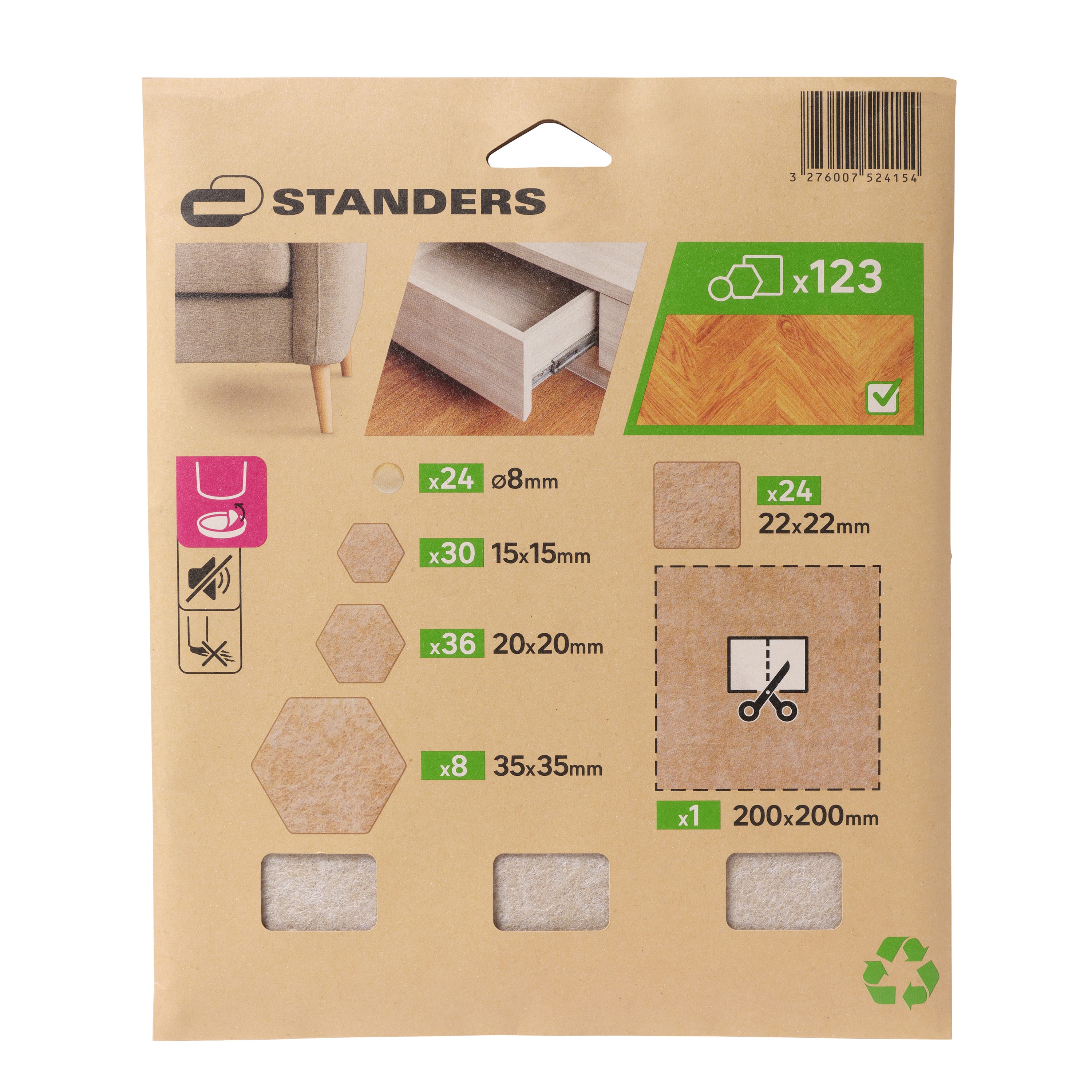 RNK Blocco Per Mouse 240x220 Mm – 30 Fogli, Fondo Antiscivolo, Per Appunti E Liste