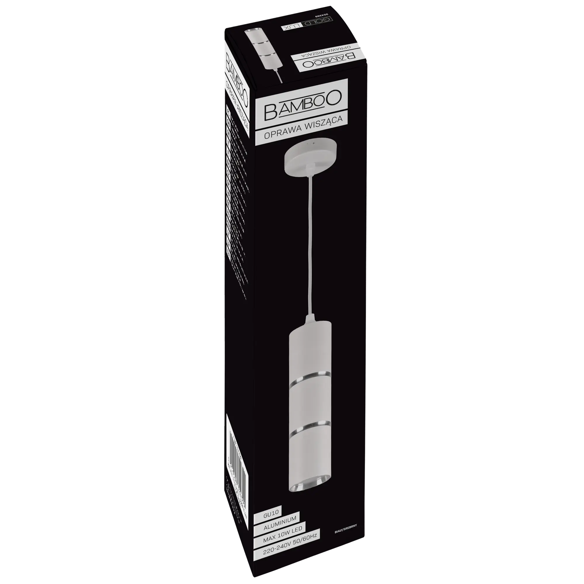 Lampa wisząca Bamboo biało-srebrna GU10 Goldlux - 6