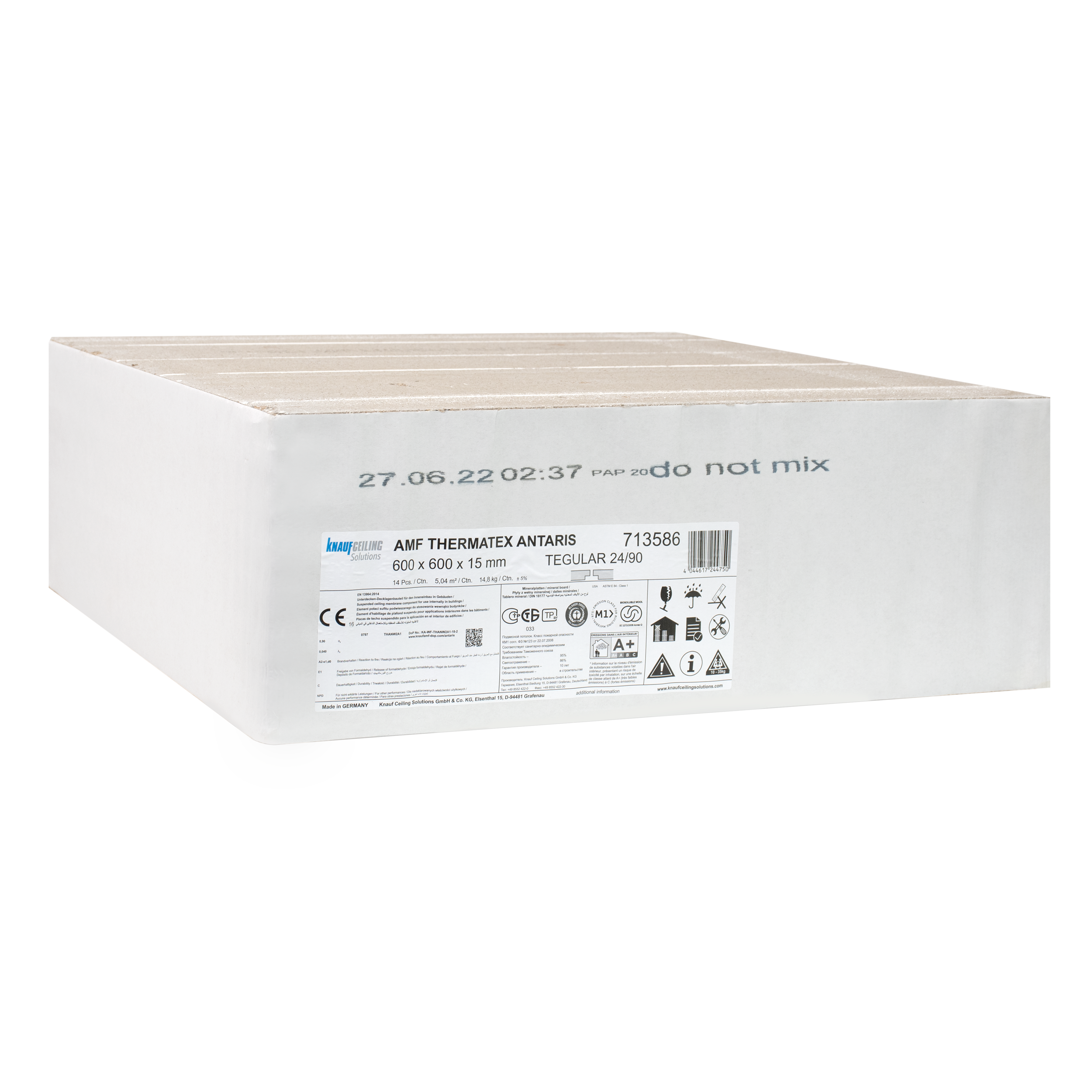 Płyta sufitowa do sufitów podwieszanych Antaris TEG 24 15x600x600 mm - 5