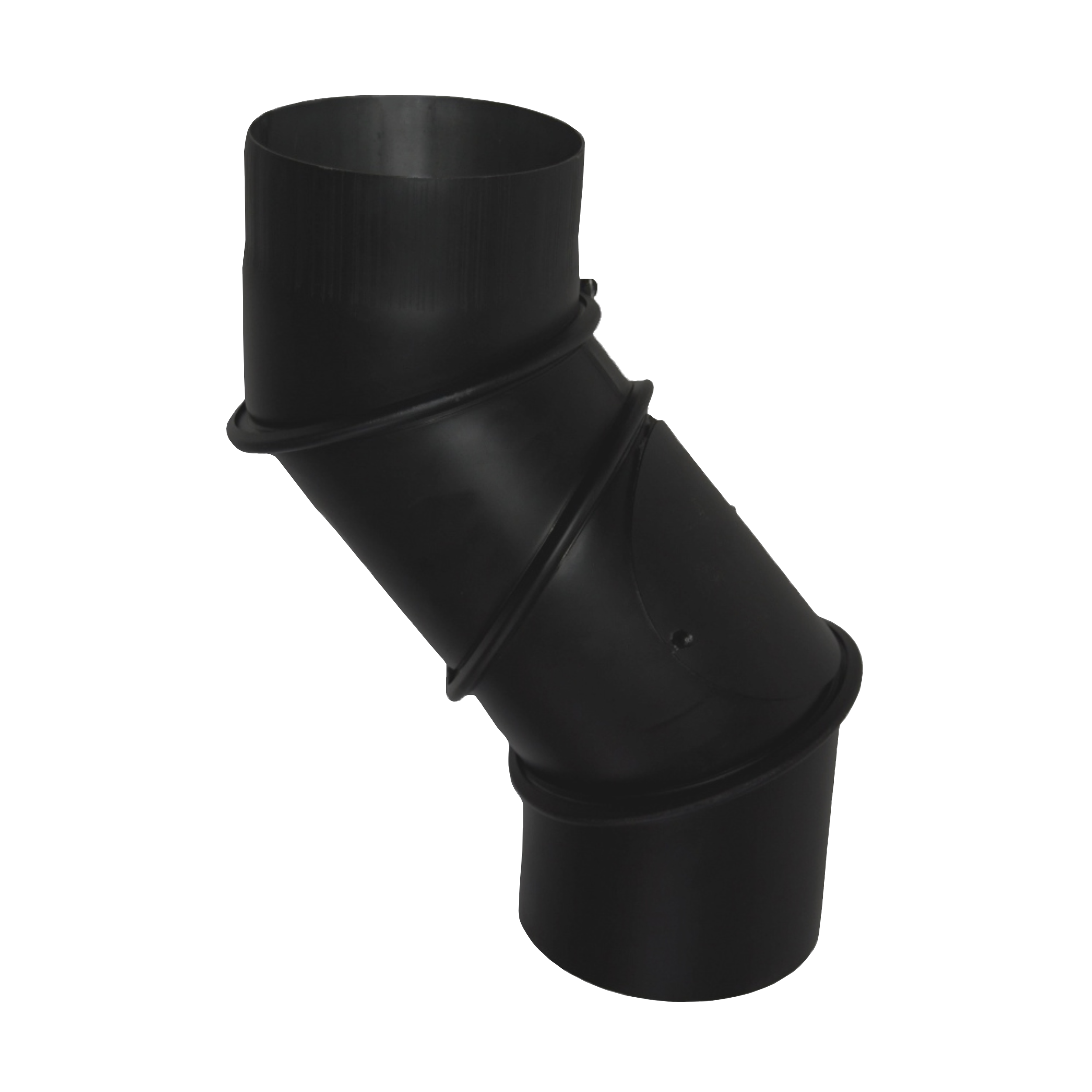 Kolano regulowane z rewizją 120 mm 0-90 ST do odprowadzania dymu Kaiser Pipes - 2