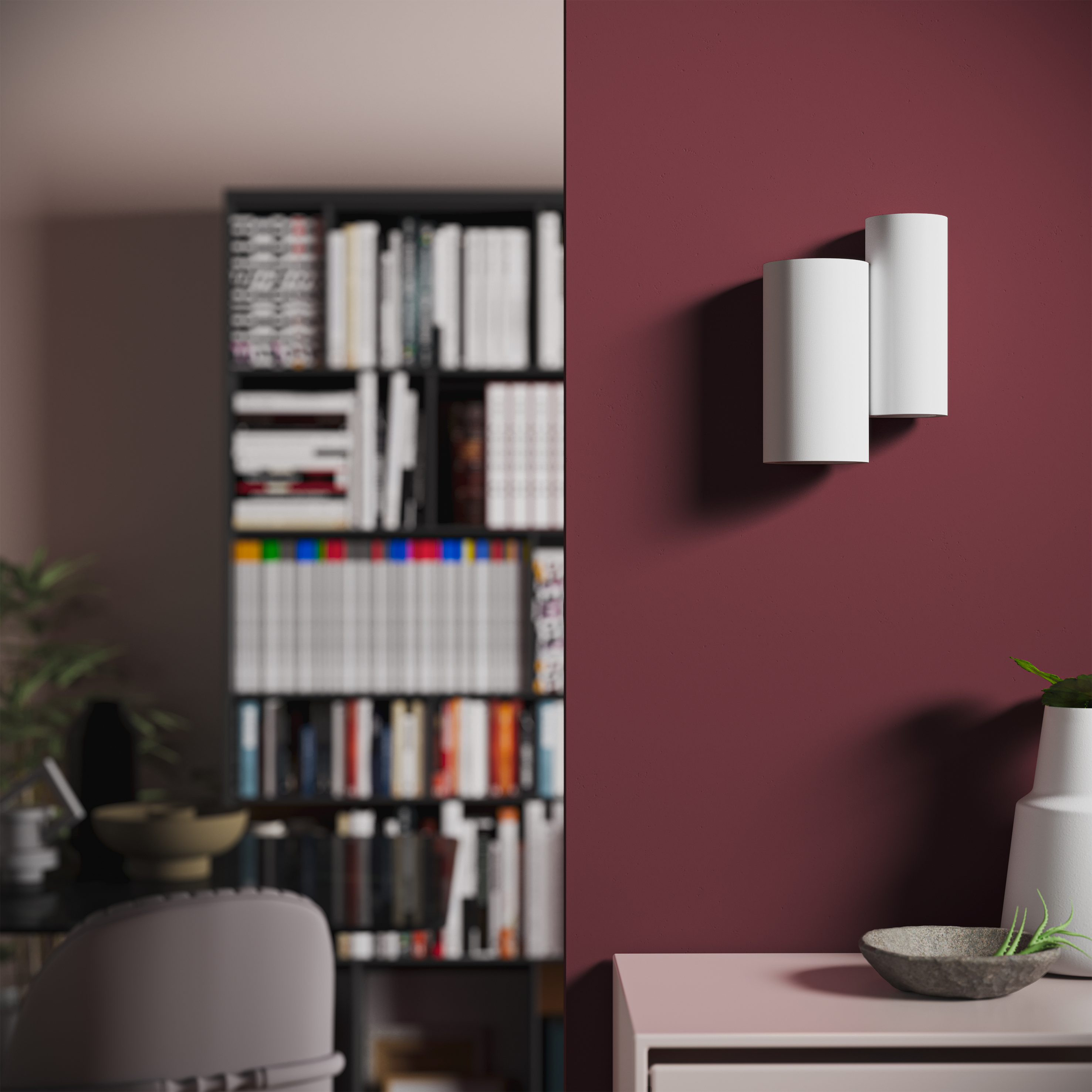 Applique GU10, fer / produit sans abat-jour, blanc, Labrea, INSPIRE - 7