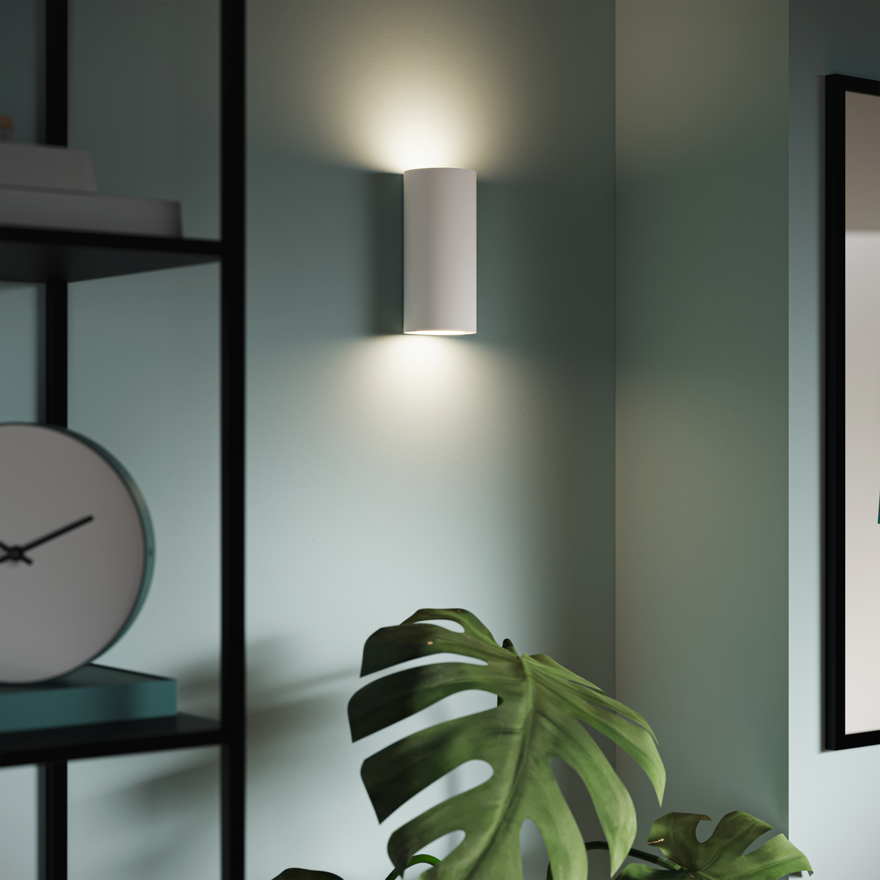 Candeeiro de parede inspire TAVUA GU10 16cm 2 luzes branco - 11