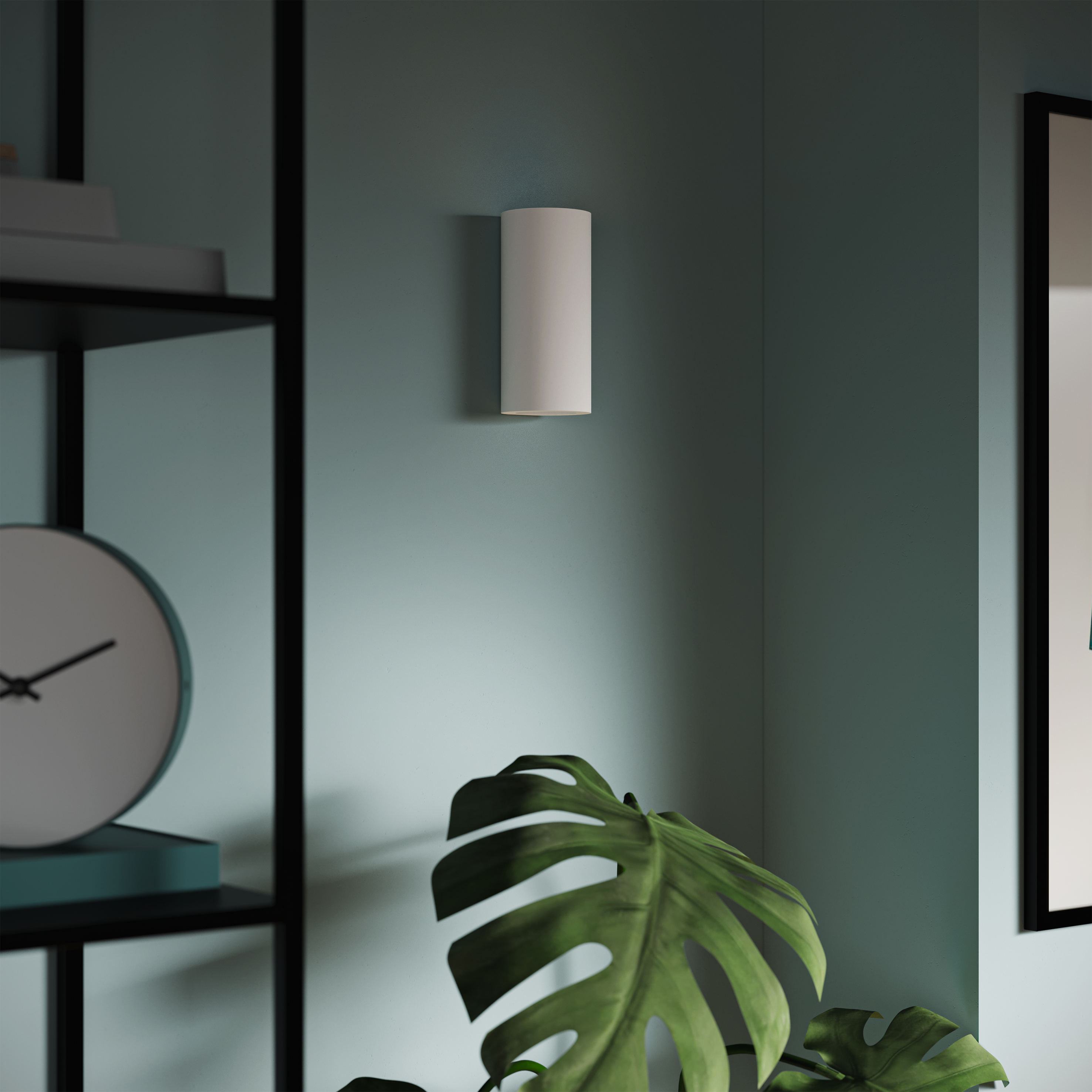 Candeeiro de parede inspire TAVUA GU10 16cm 2 luzes branco - 10