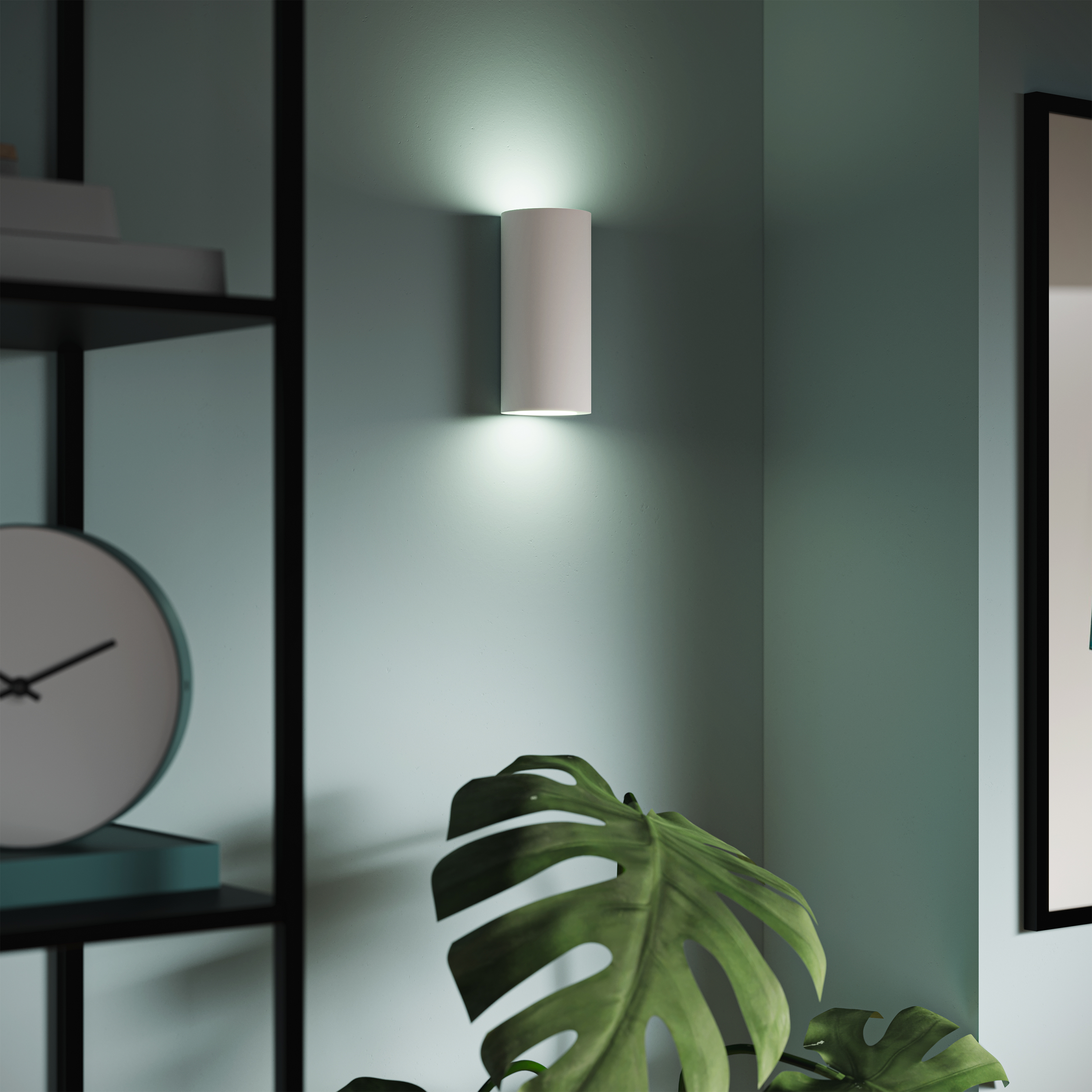 Candeeiro de parede inspire TAVUA GU10 16cm 2 luzes branco - 9