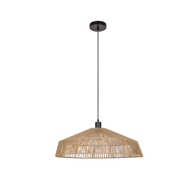 Suspension Mikona papier, noir, Diam.58 cm INSPIRE, E27