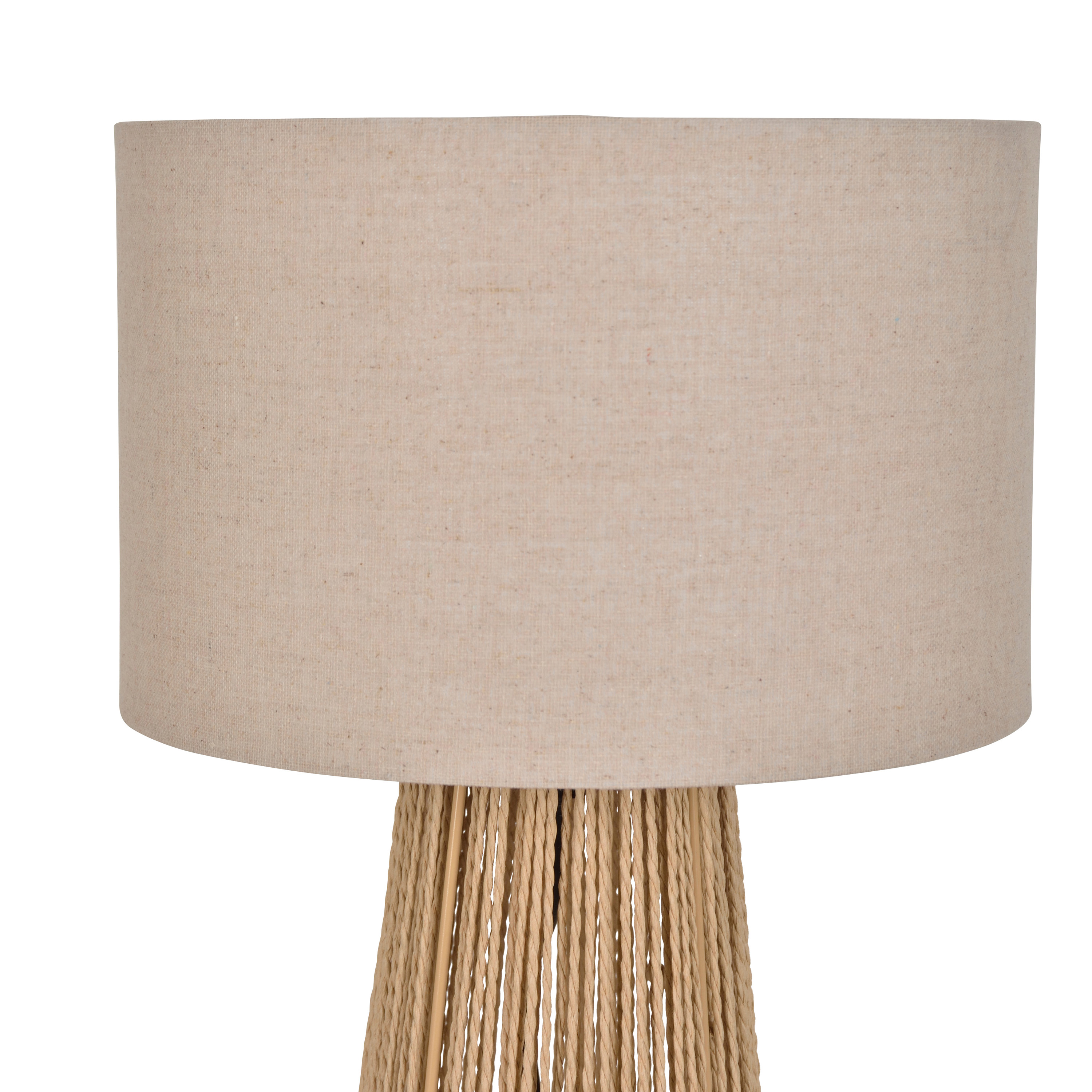 Lampe Mikona, acier, beige, H.40 cm INSPIRE, E27 - 7