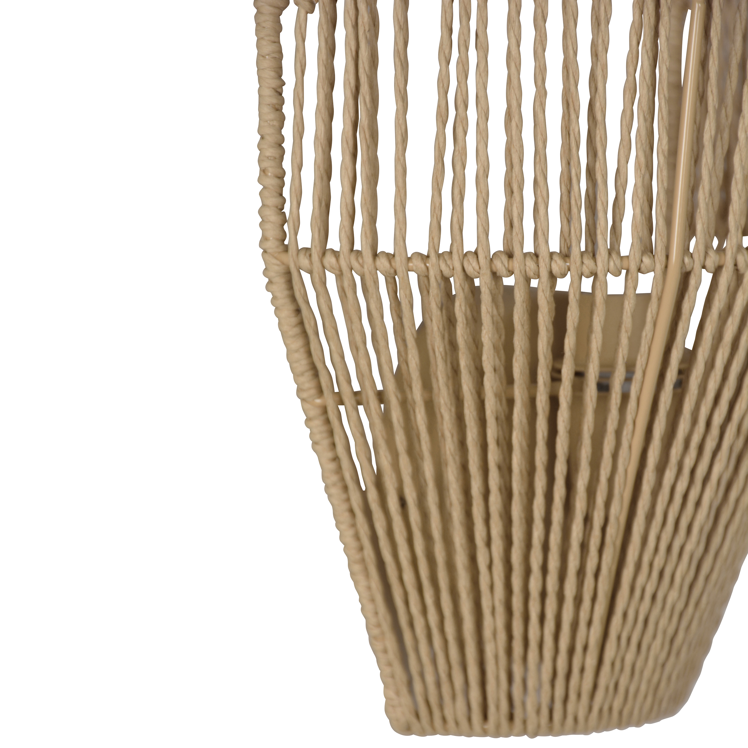 Applique murale E14, fer / papier, beige, Mikona, INSPIRE - 8