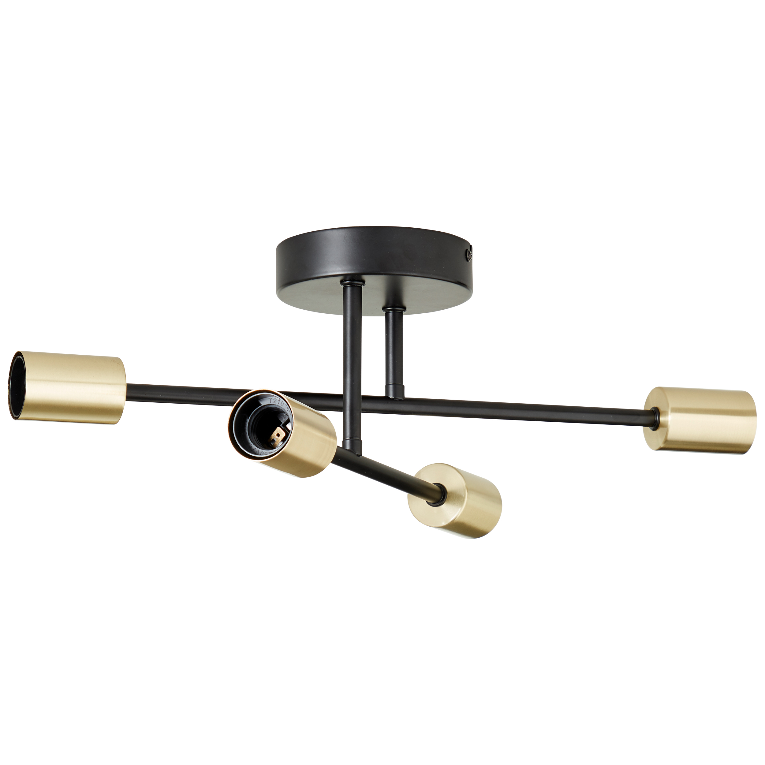Plafoniera glamour Lina Ø 4.2 cm nero IP20, 4XE27 INSPIRE - 2