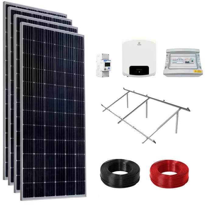 kit solar fotovoltaico ligado à rede