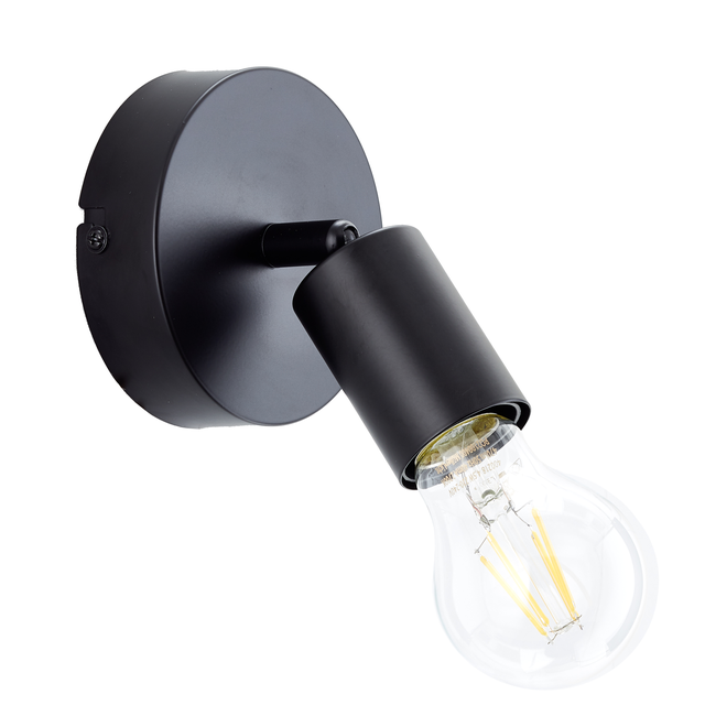 Spot, acier e27, noir, INSPIRE Lina