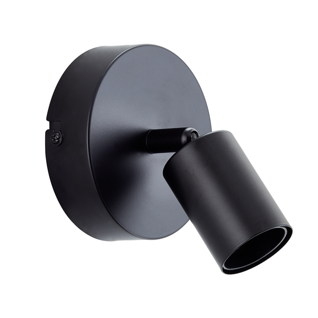 Faretto decorativo senza fonte luminosa Lina in acciaio nero E27 40W INSPIRE