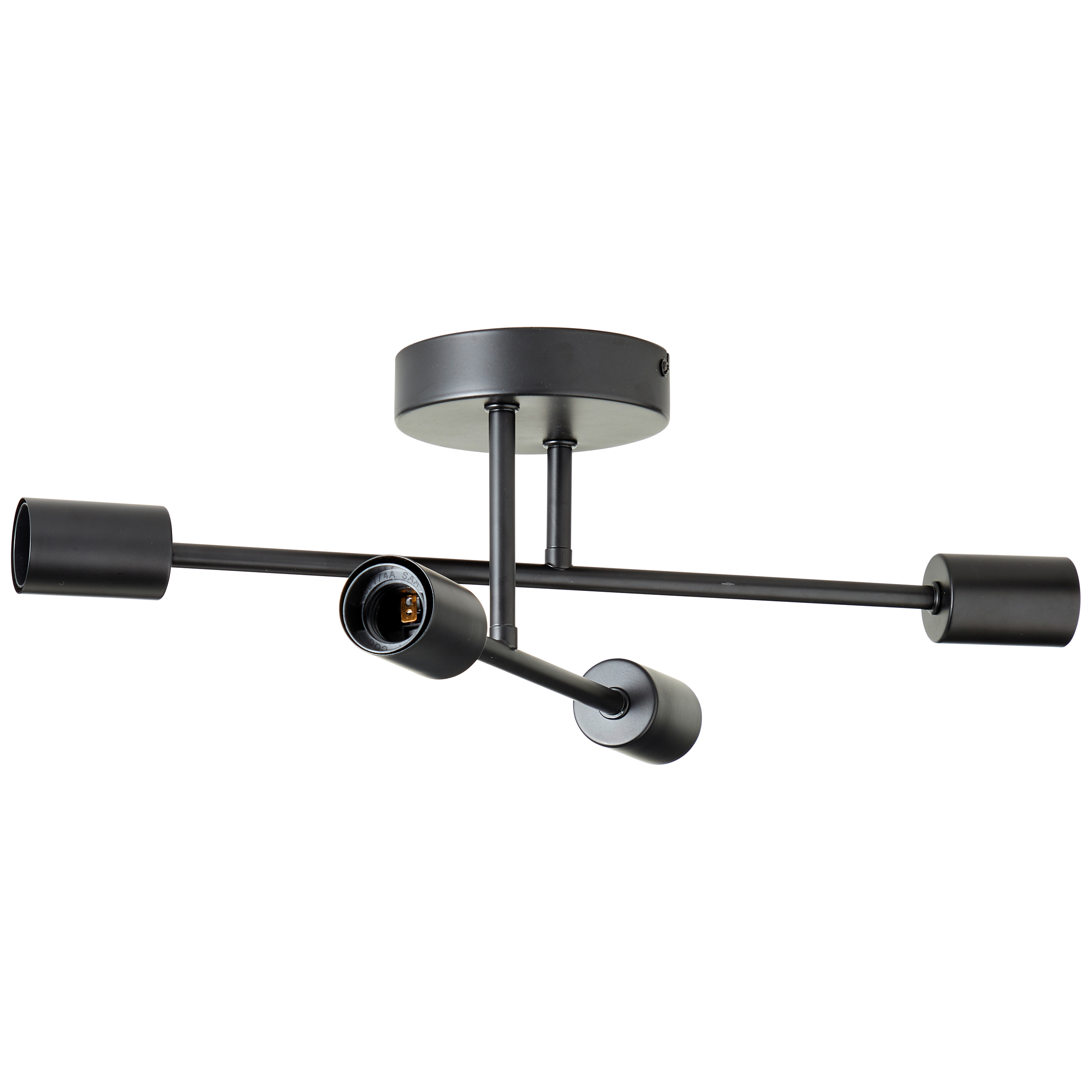 Plafoniera design Lina Ø 4.2 cm nero IP20, 4XE27 INSPIRE - 2