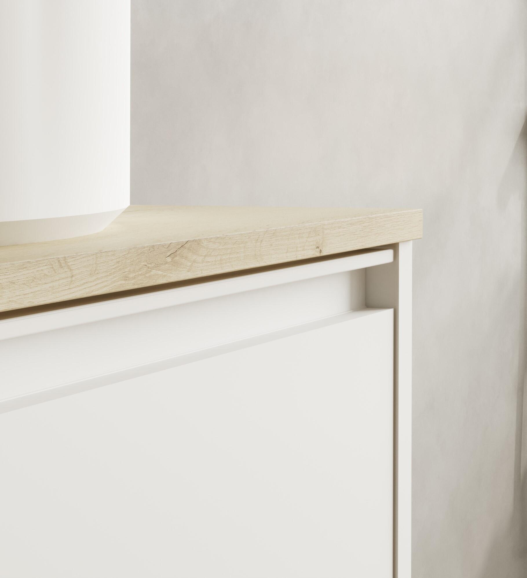 Mueble de baño con lavabo  Klein blanco brillante 50x35 cm - 6