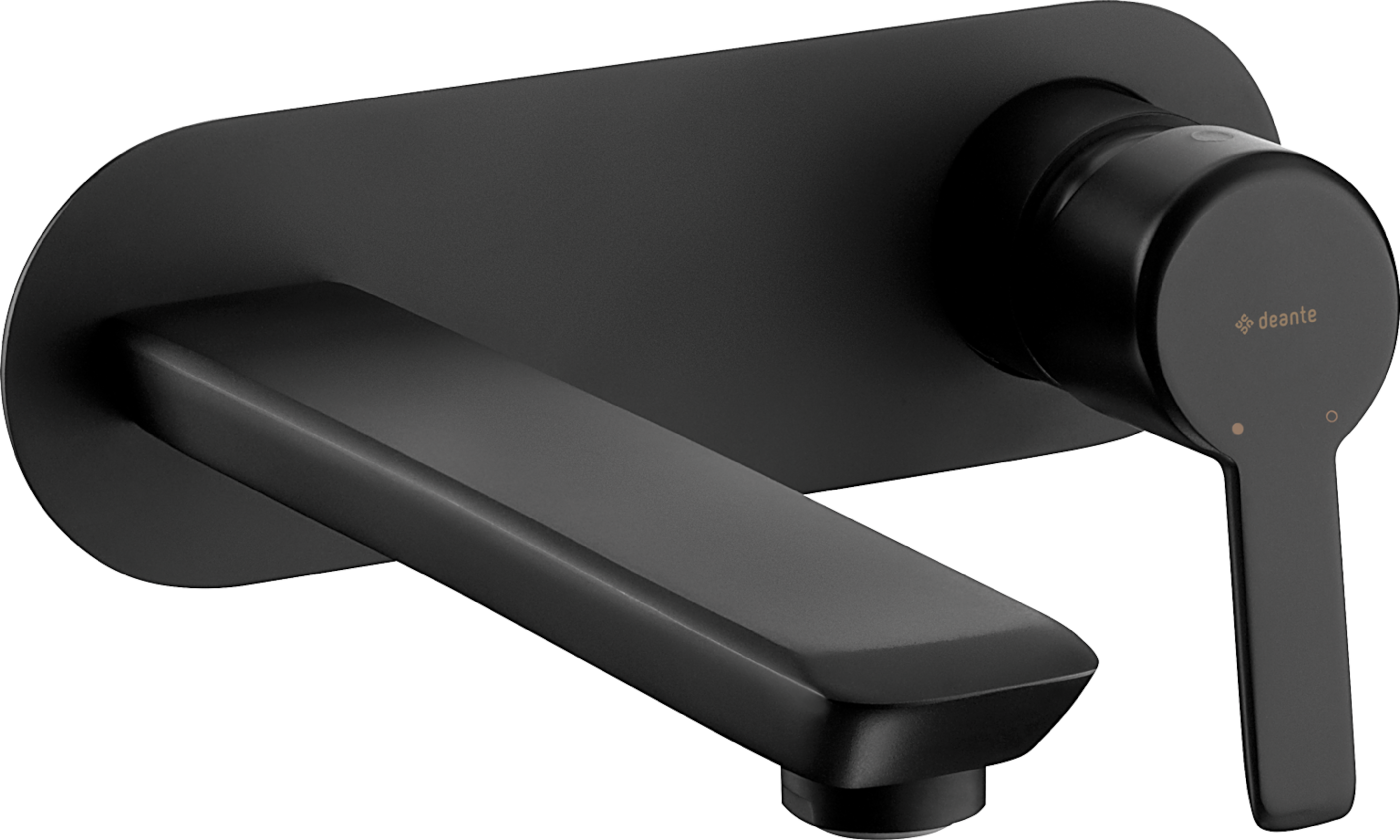 Bateria podtynkowa umywalkowa czarna Cejlo Deante