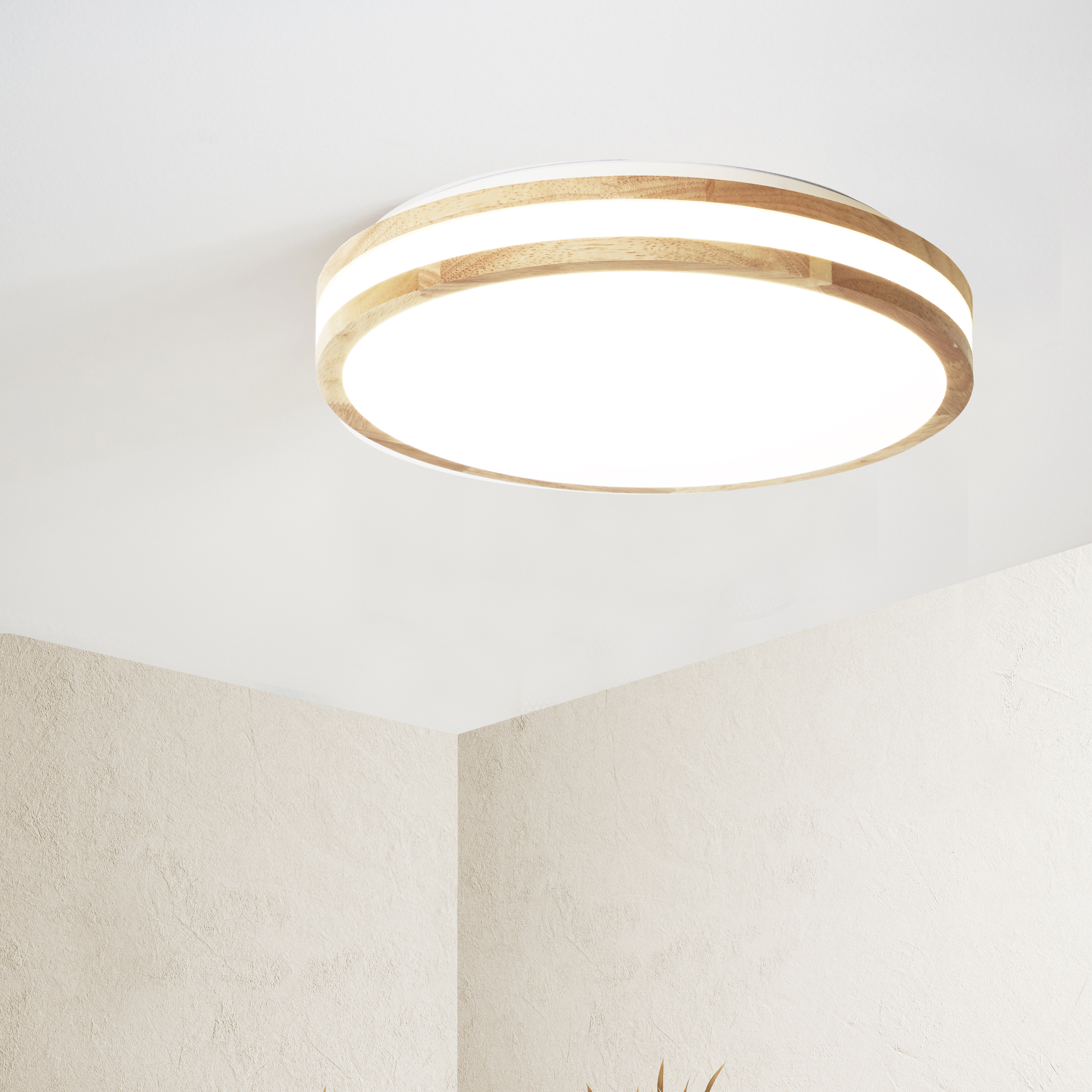 Plafón LED Kosta INSPIRE 3400 lm blanco cálido y neutro madera - 4