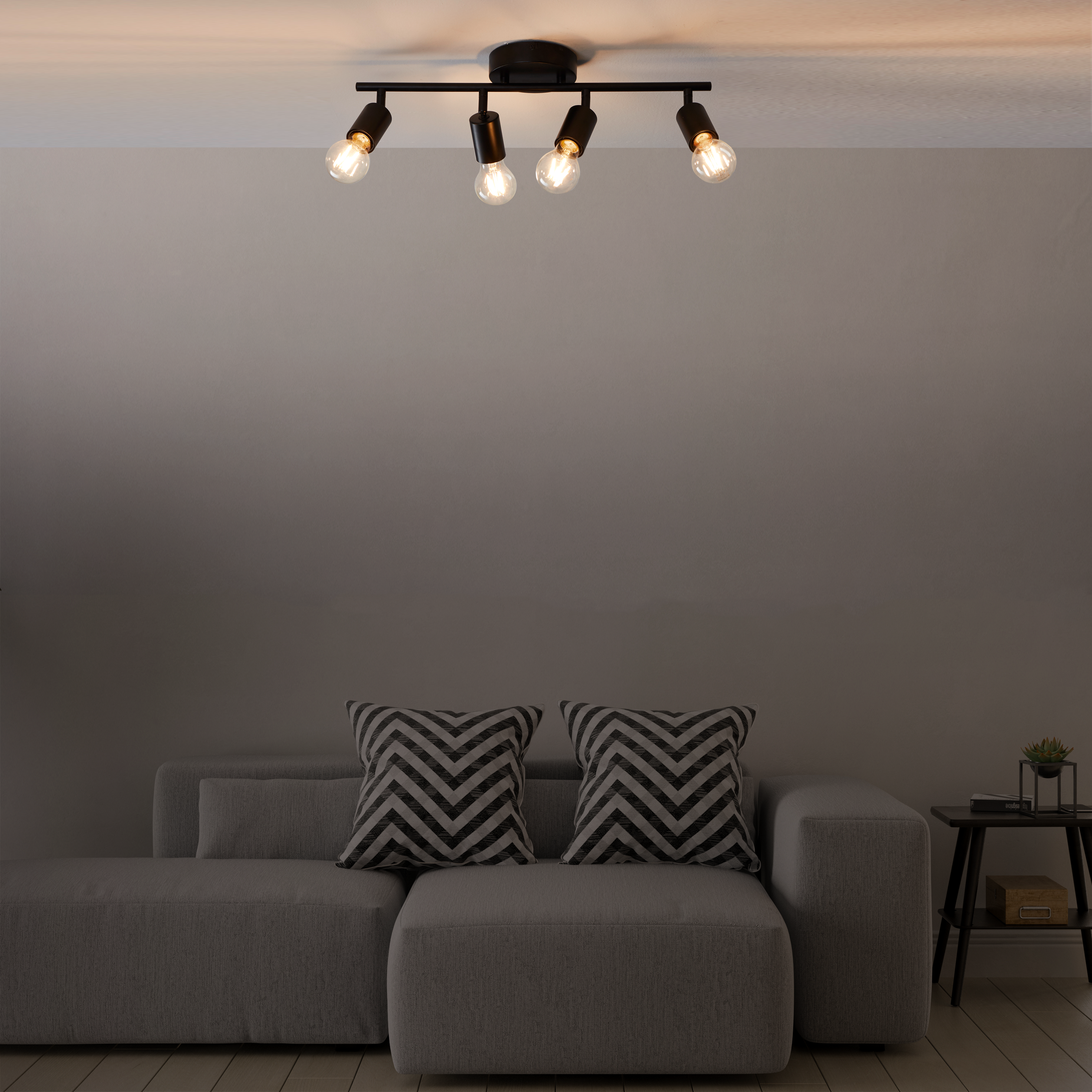 Listwa reflektorowa Lina czarna 4 x E27 Inspire - 8