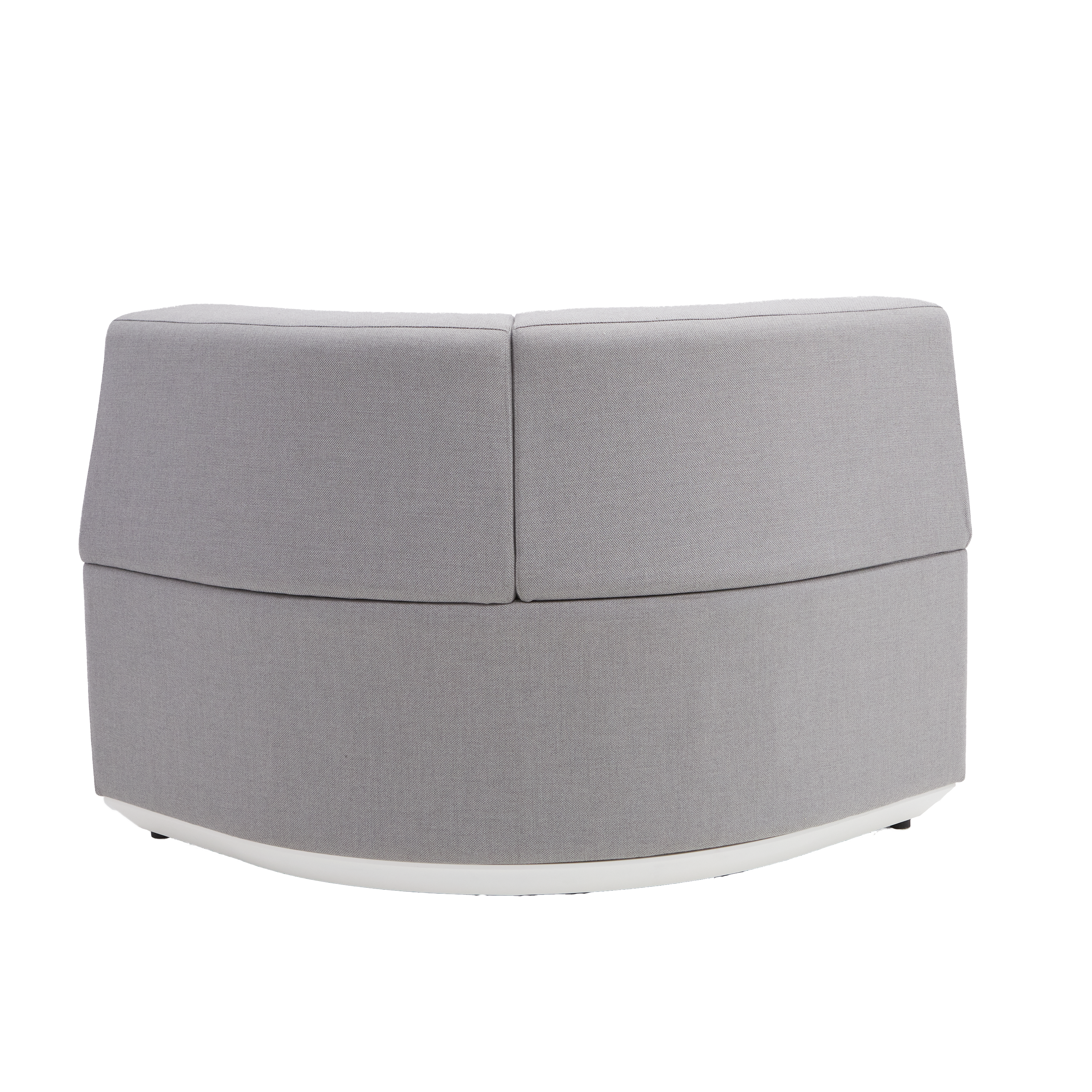 Sillón de jardín esquinero NATERIAL Neptune de aluminio gris - 7