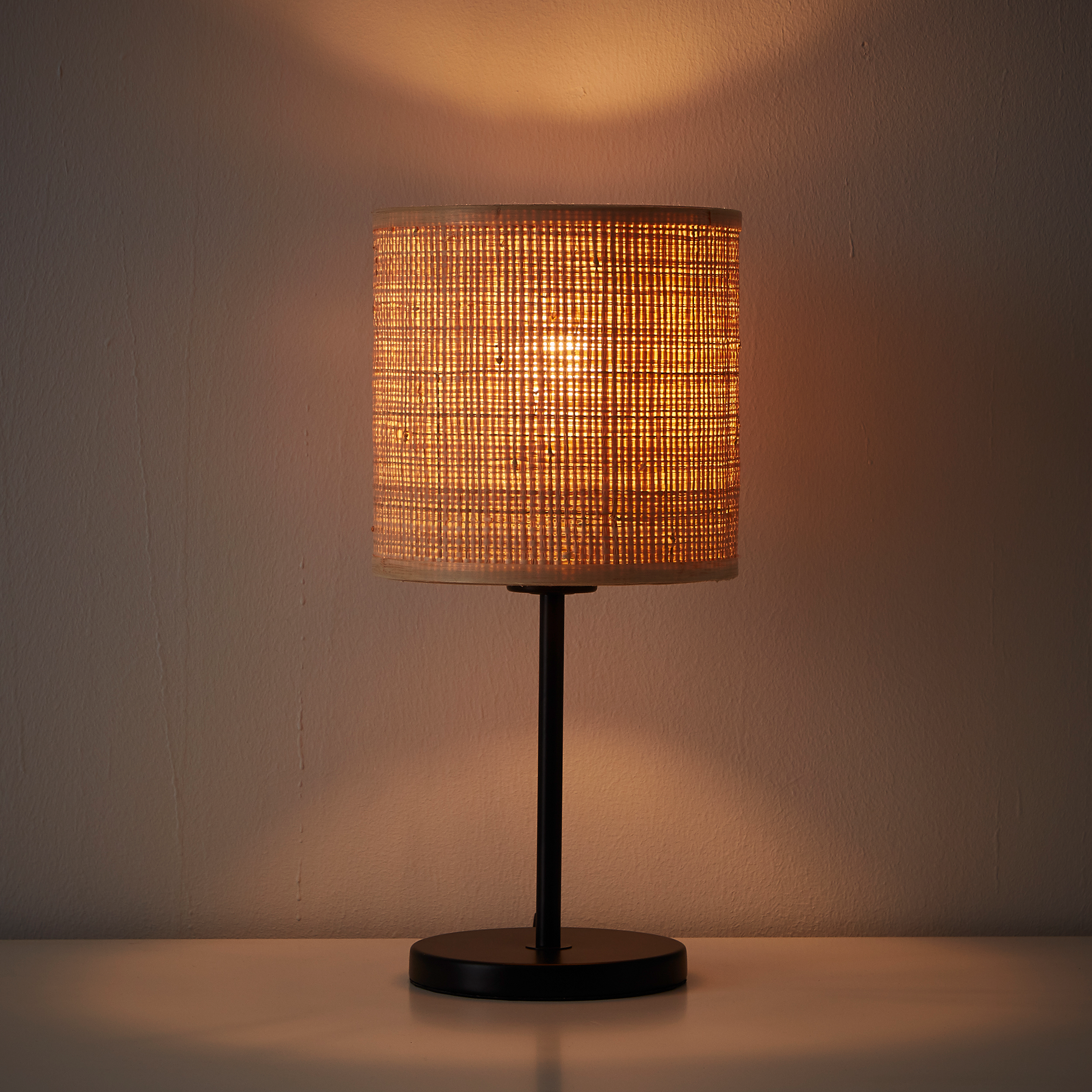 Lampka stołowa Carvi czarny raffia E27 Inspire - 11