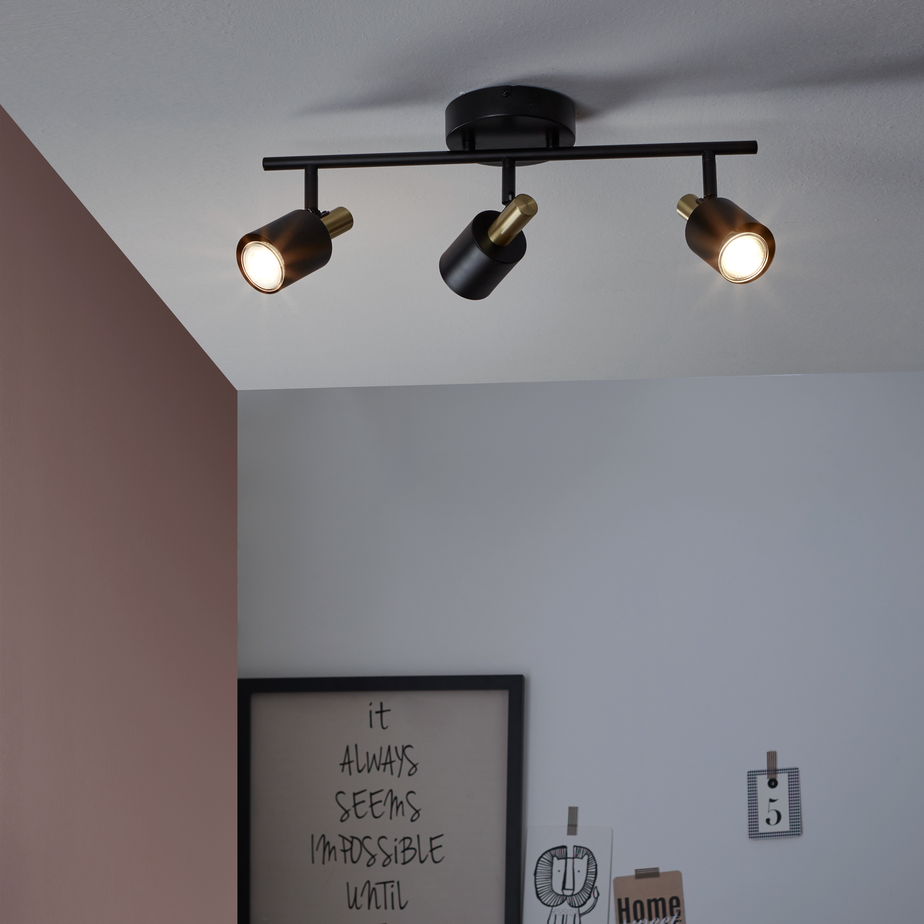 Listwa reflektorowa Vador czarna 3 x GU10 Inspire - 9