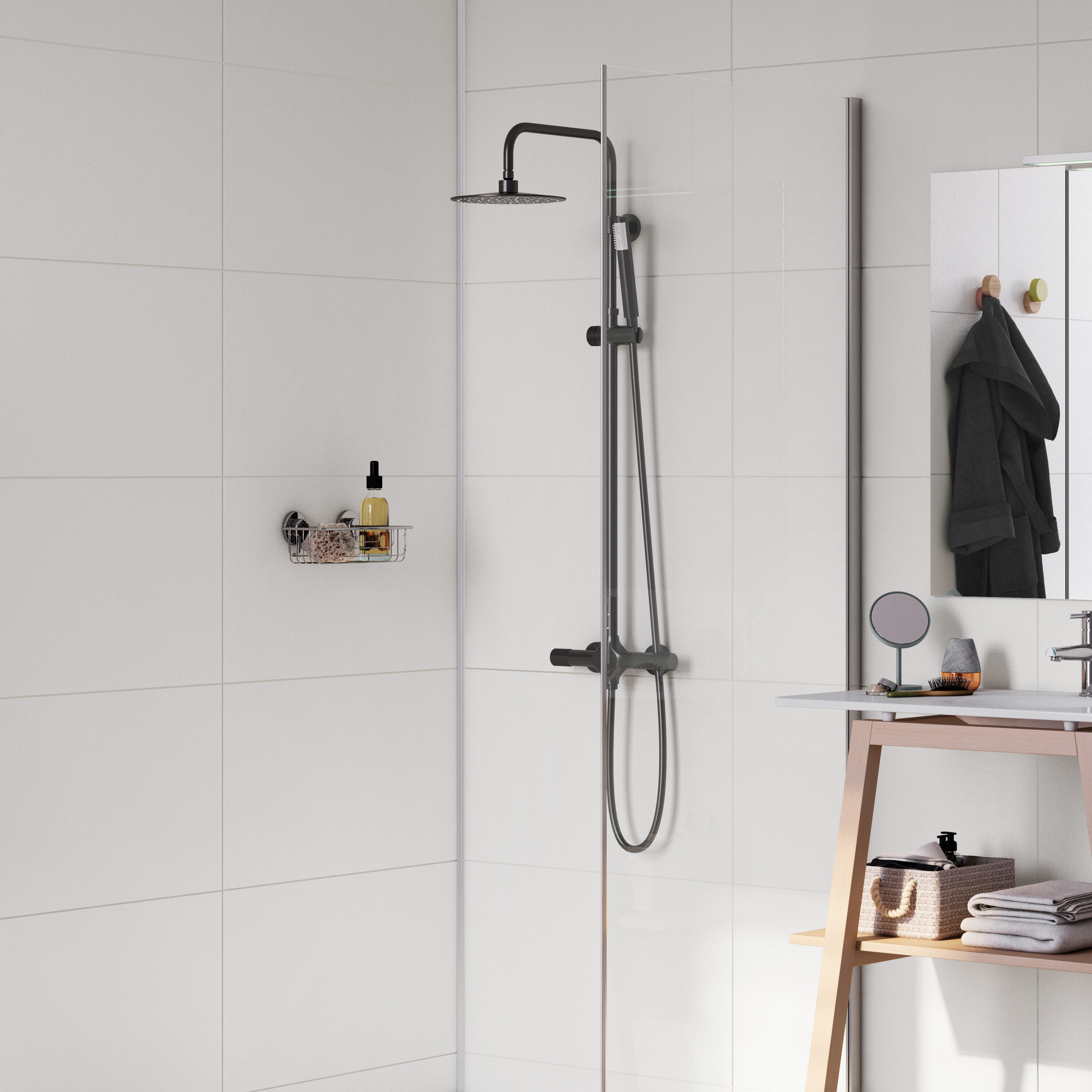 Revestimiento de pared decorativo de pvc artens renow blanco color calizo de 70x40 cm