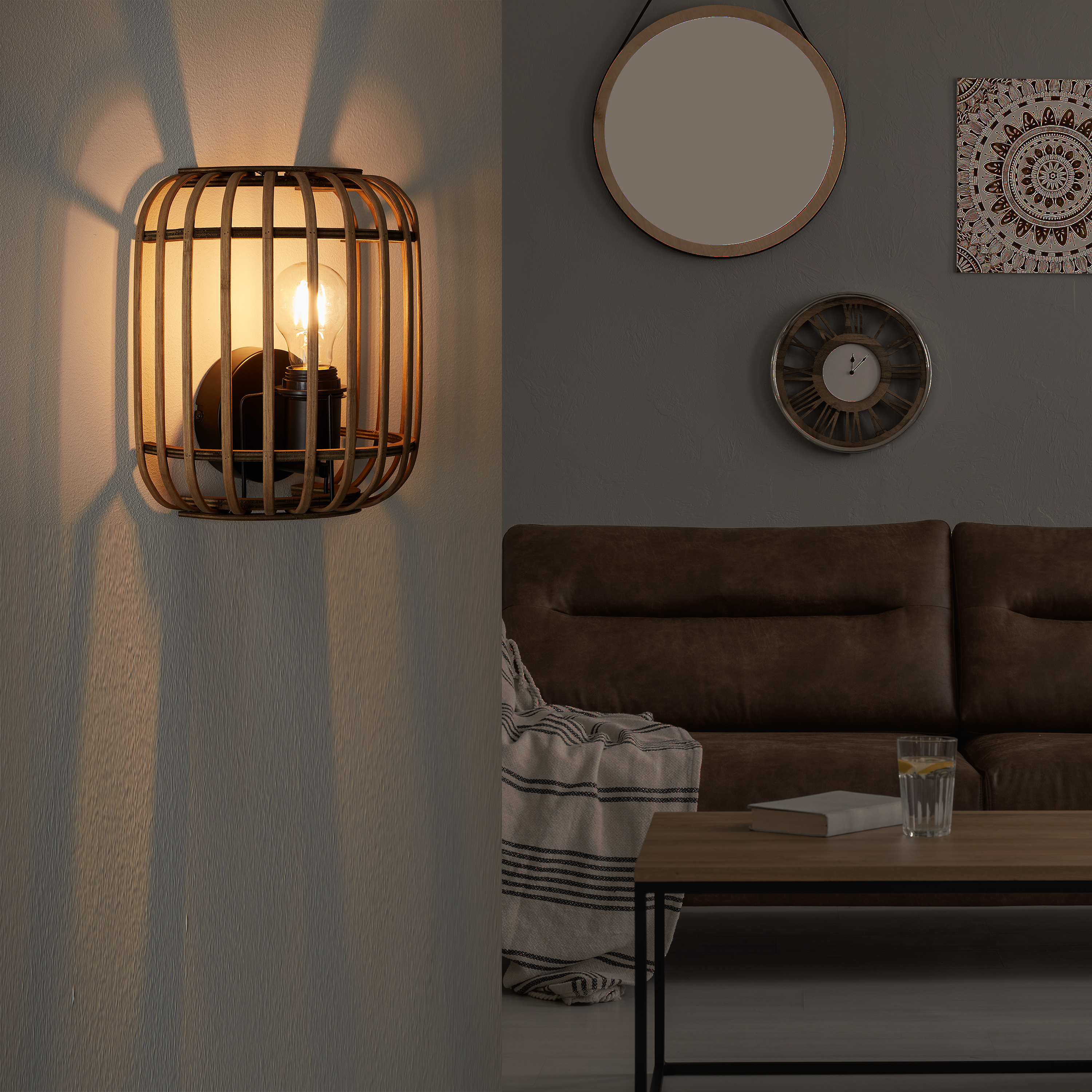 Aplique Manihi Inspire E27 Bambu - 9