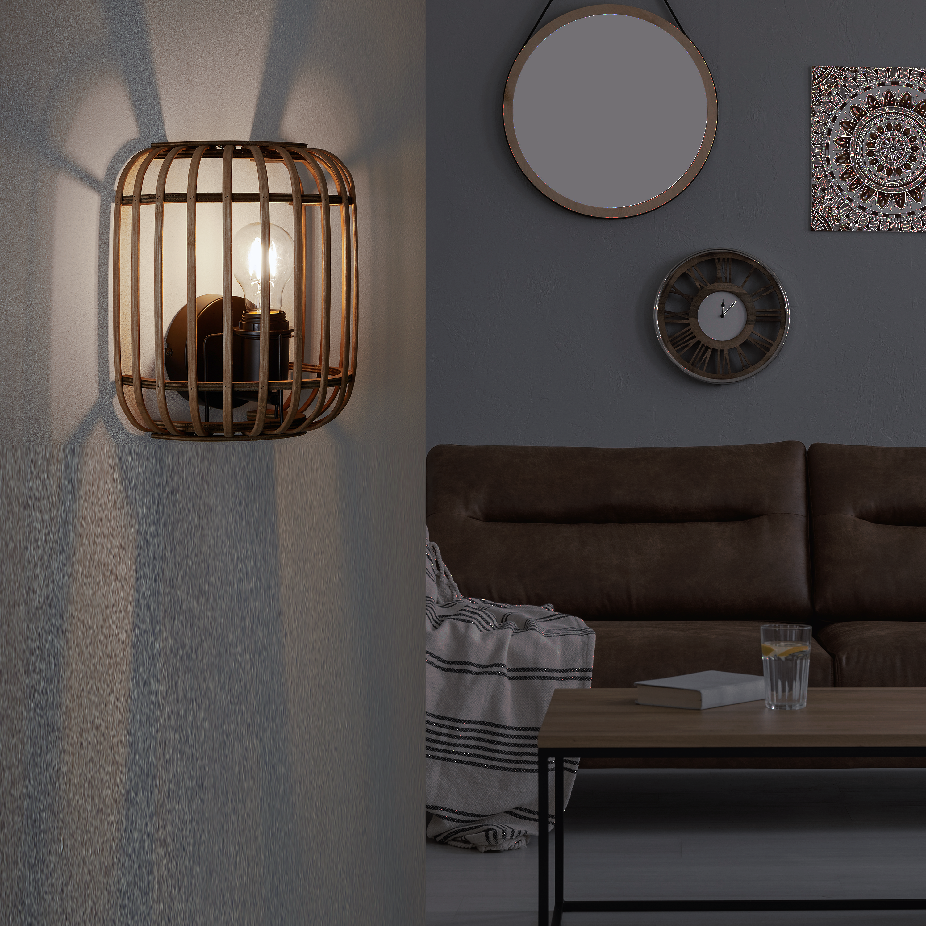 Aplique Manihi Inspire E27 Bambu - 8