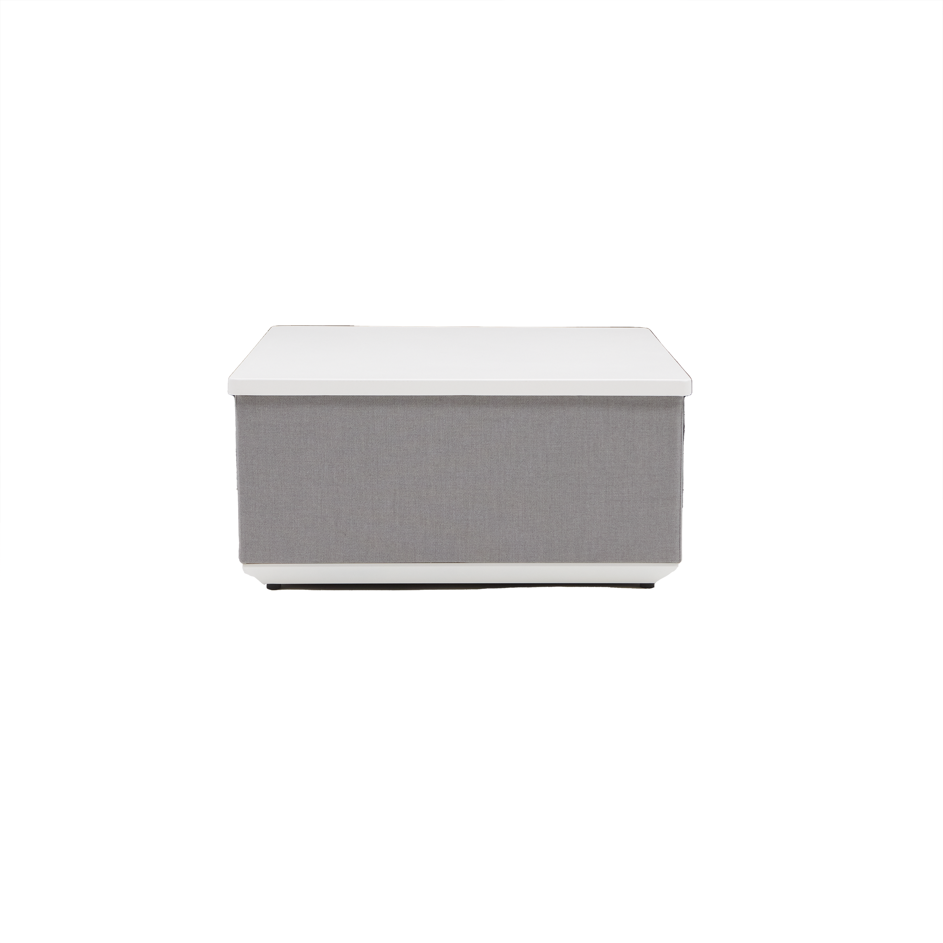 Table basse coffre en aluminium, blanc NeptuneNATERIAL - 14