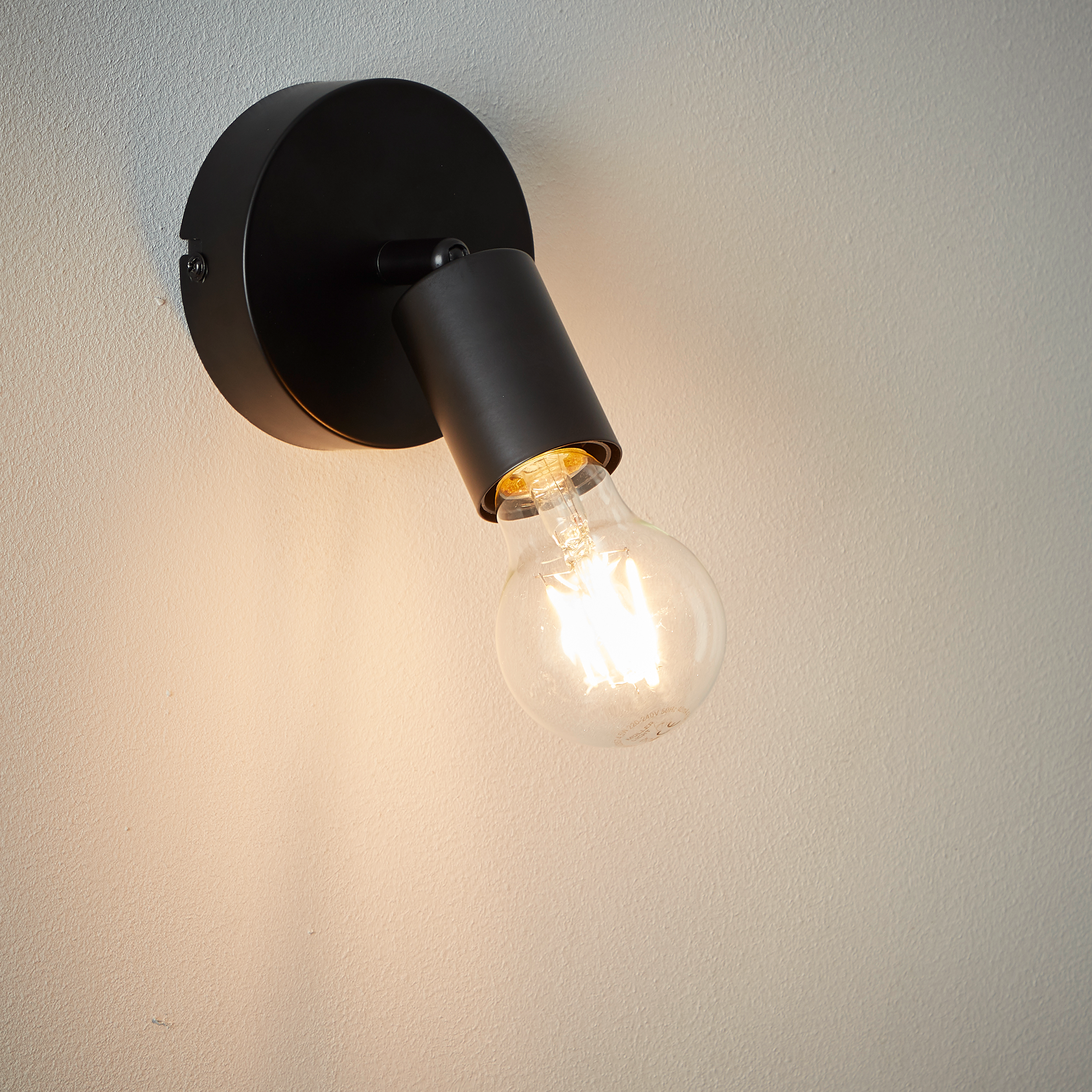 Spot Lina, produit sans abat-jour noir, E27, INSPIRE - 2