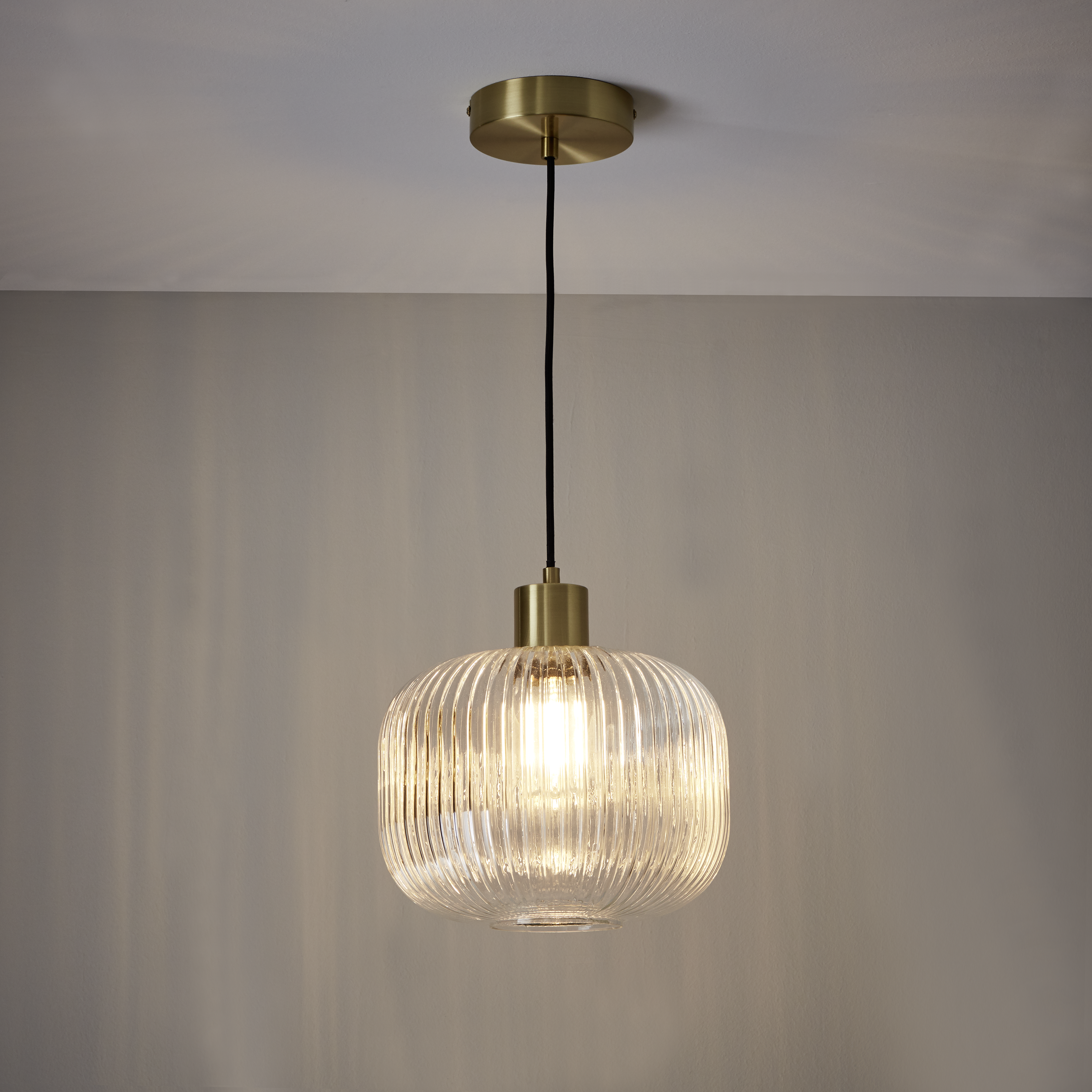 Lampa wisząca Dipsy szkło E27 szer. 25 cm Inspire - 8