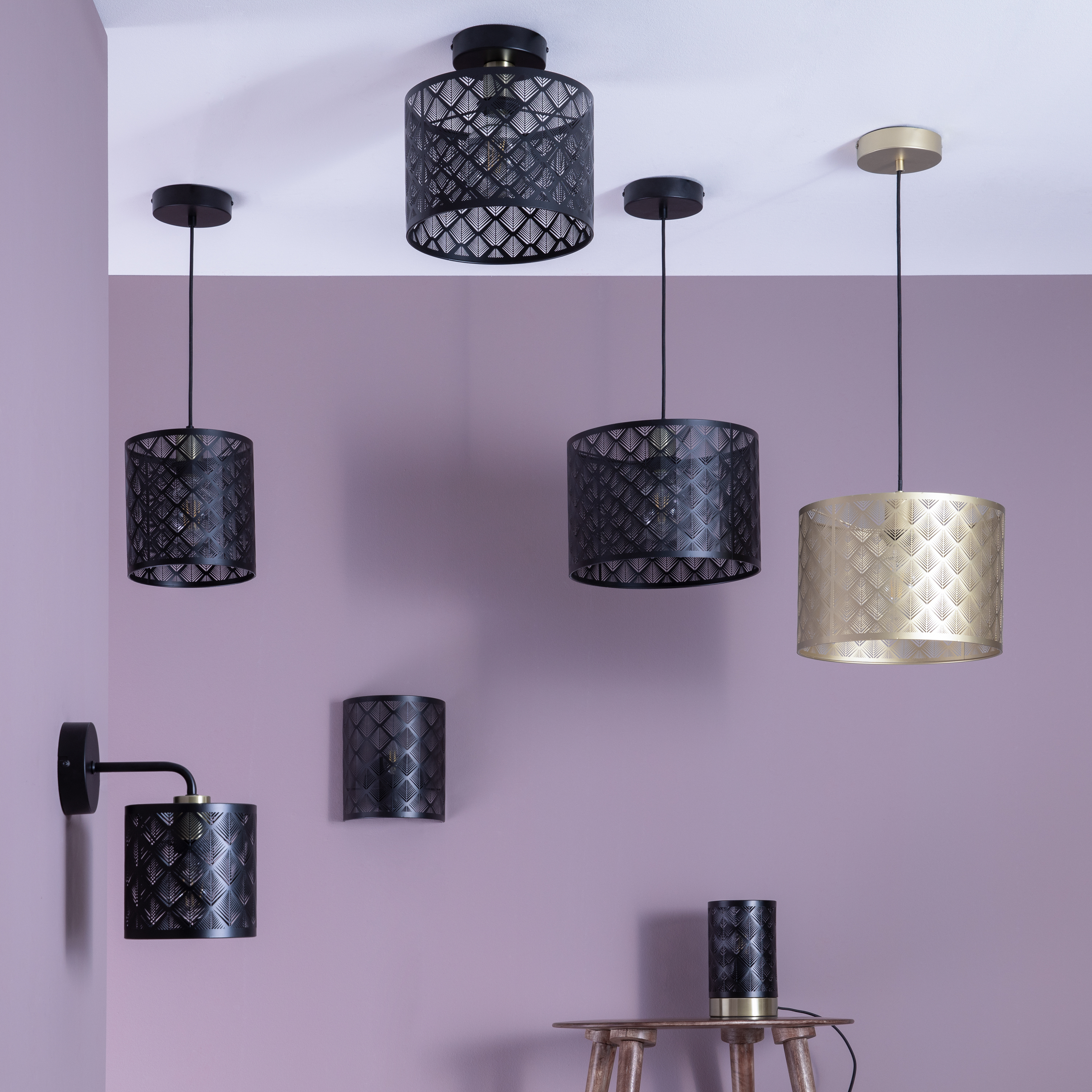 Aplique medio Galati Inspire E27 Metal - 12