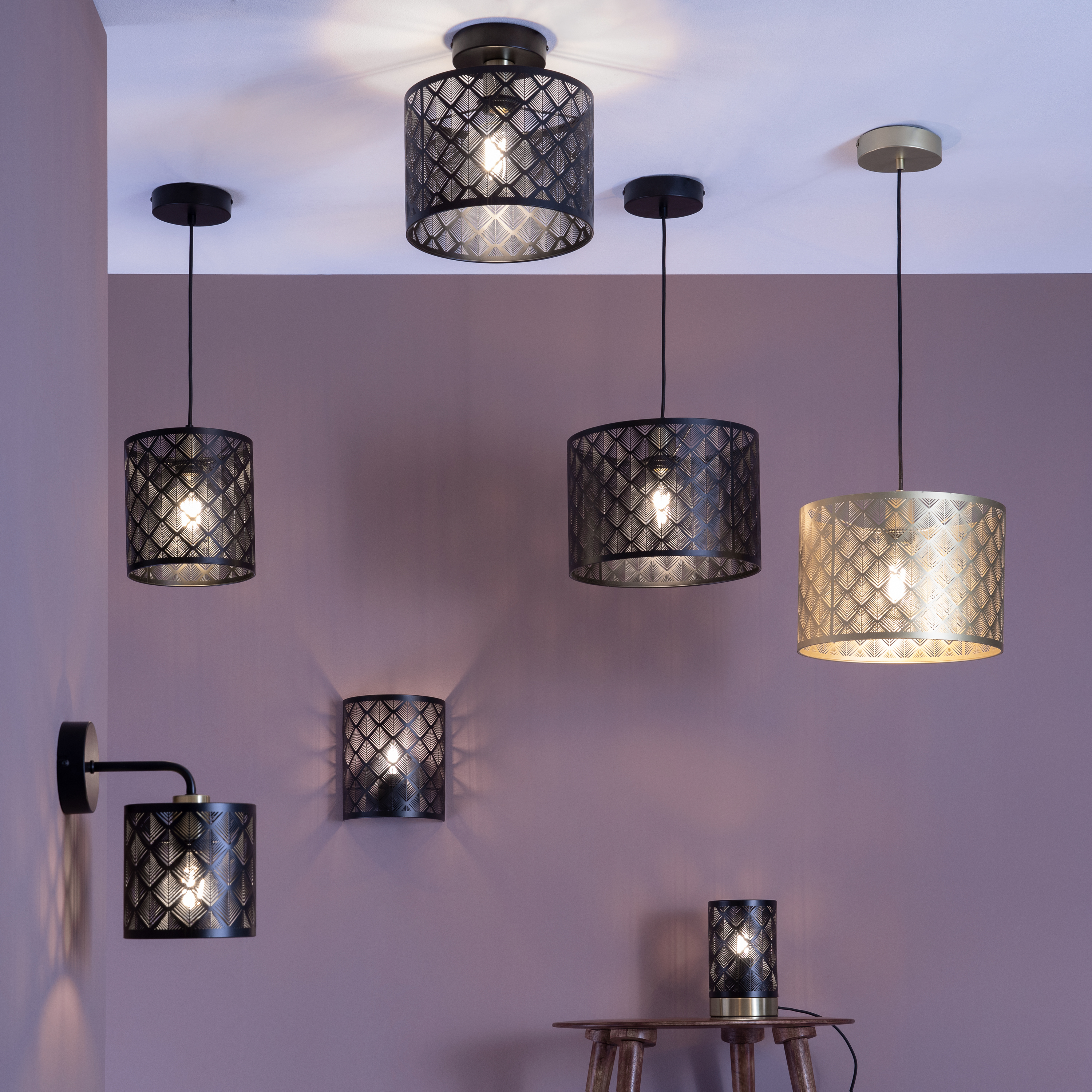 Aplique medio Galati Inspire E27 Metal - 11