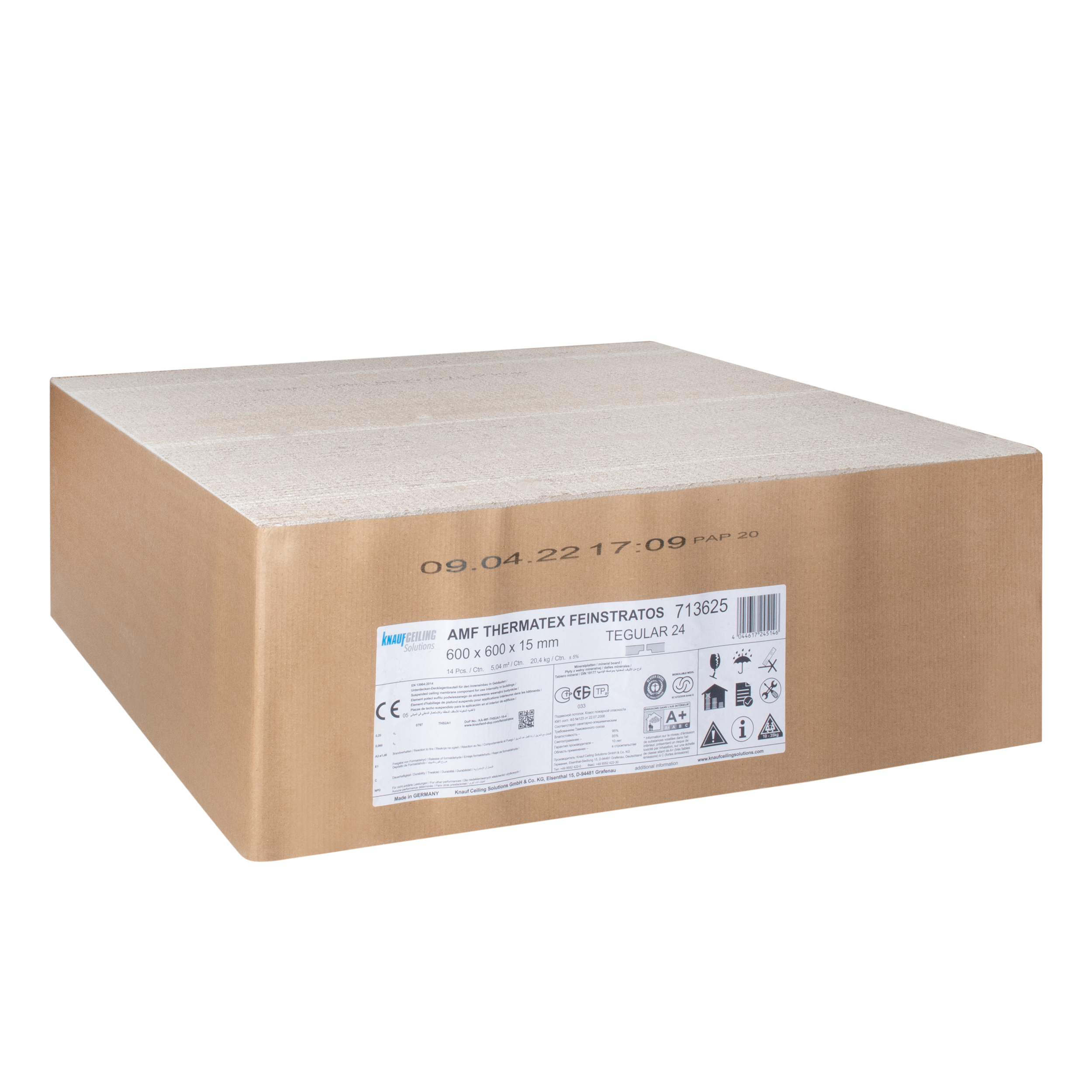 Płyta sufitowa do sufitów podwieszanych Antaris TEG 24 15x600x600 mm - 4