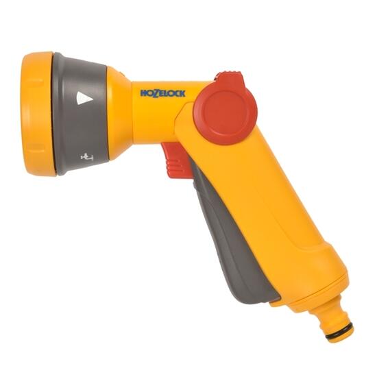 Enrollador automático reel hozelock con 20 m de manguera + pistola multifunción