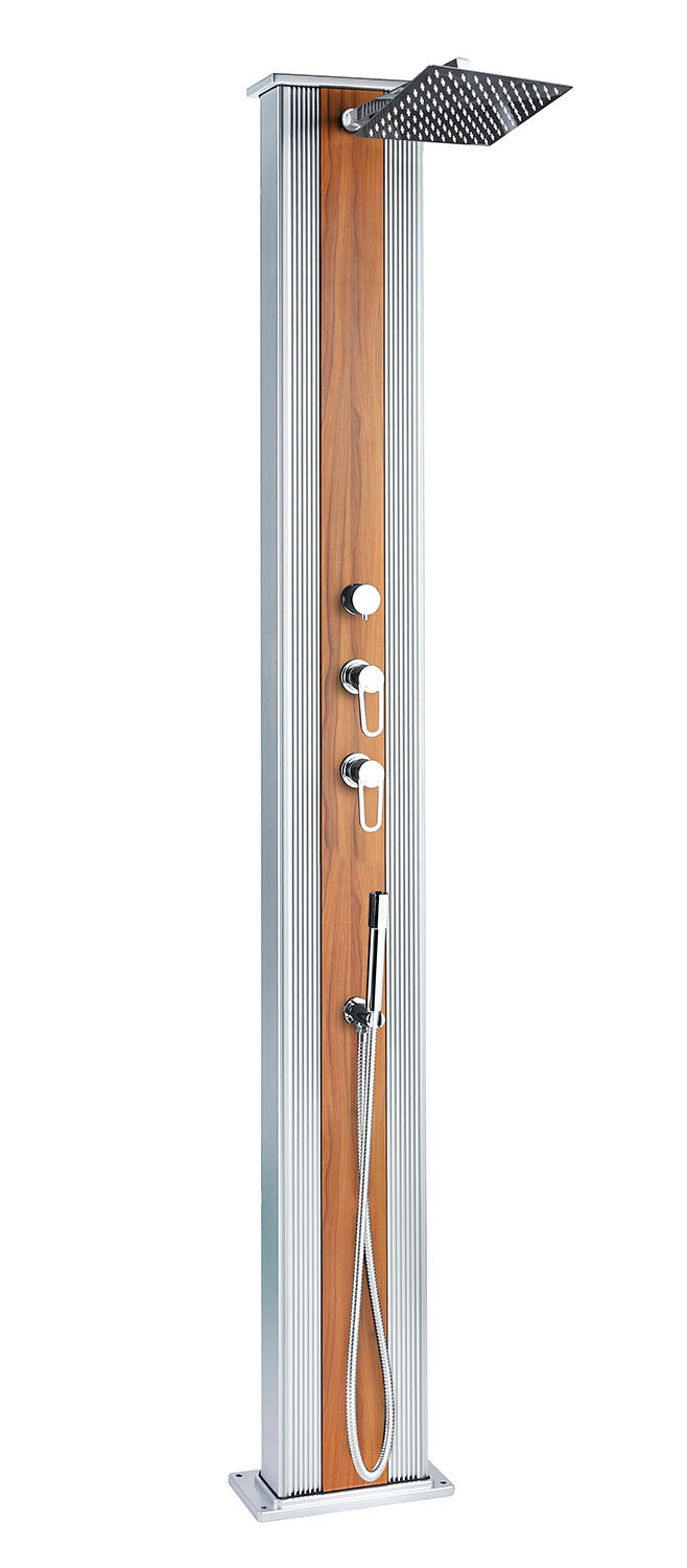 Ducha solar formidra de aluminio de 37 l