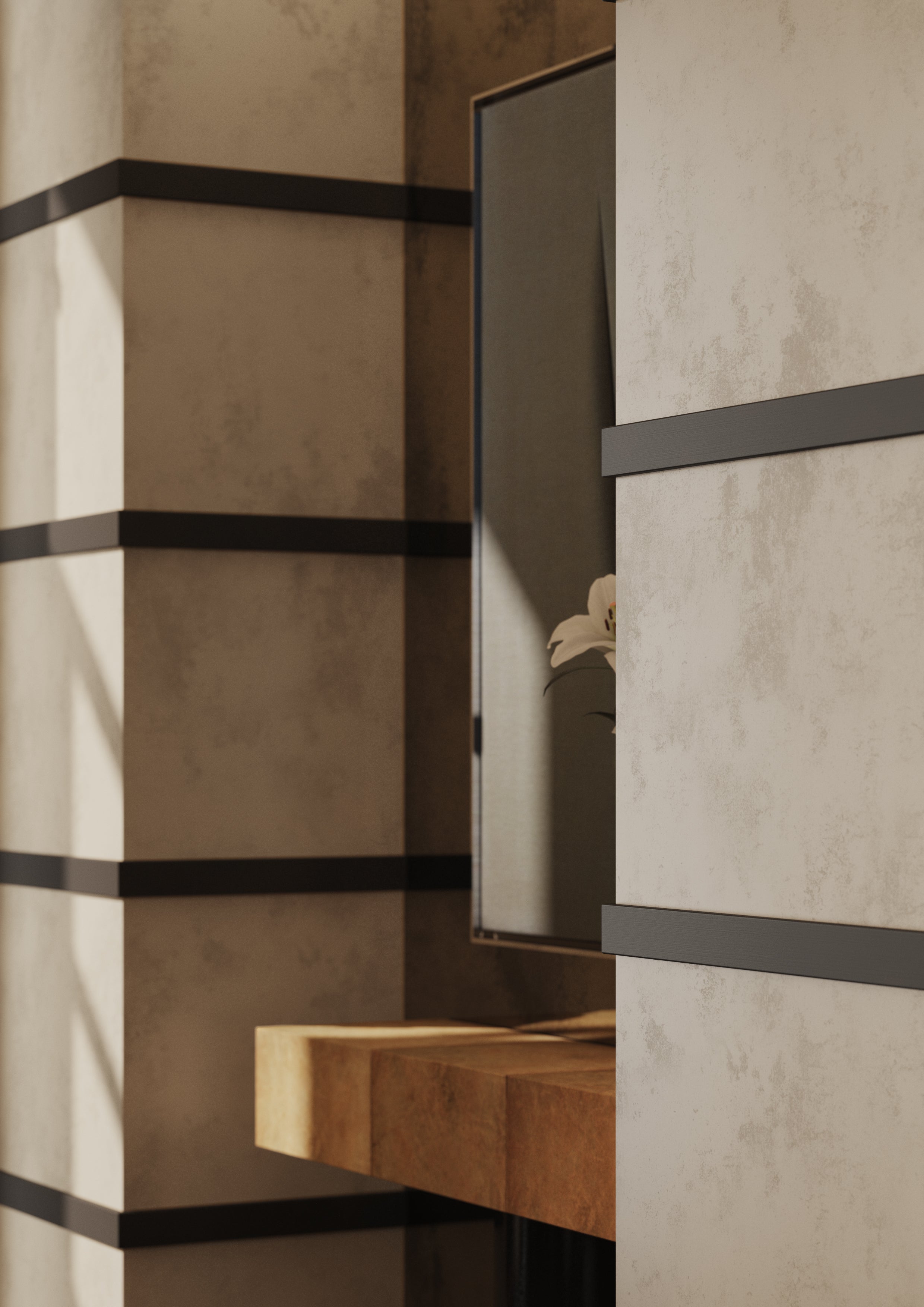 Moldura HDPS (pared) 38x10x2000mm - 6