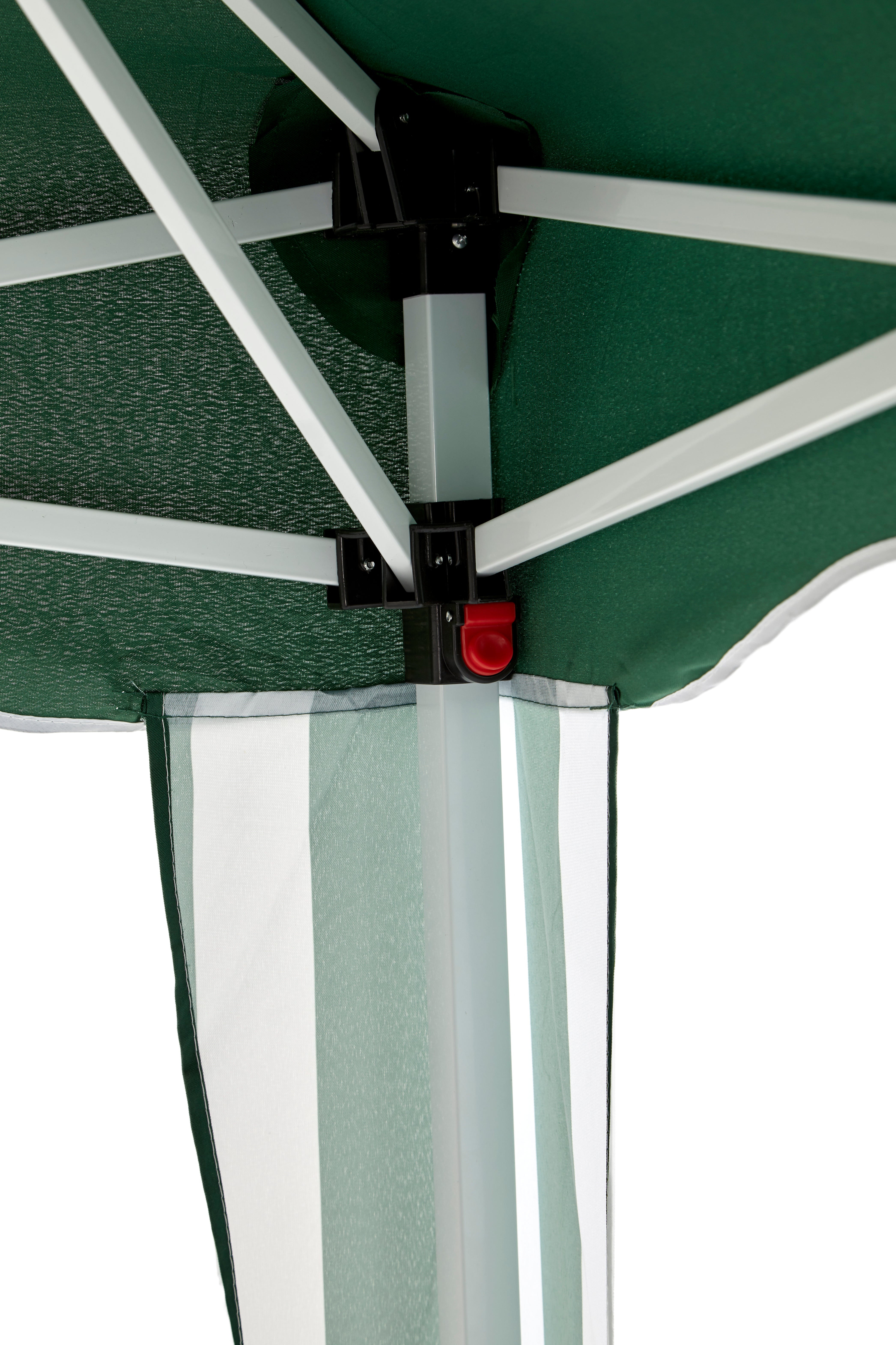 Carpa plegable Deluxe 3x3 verde - 5