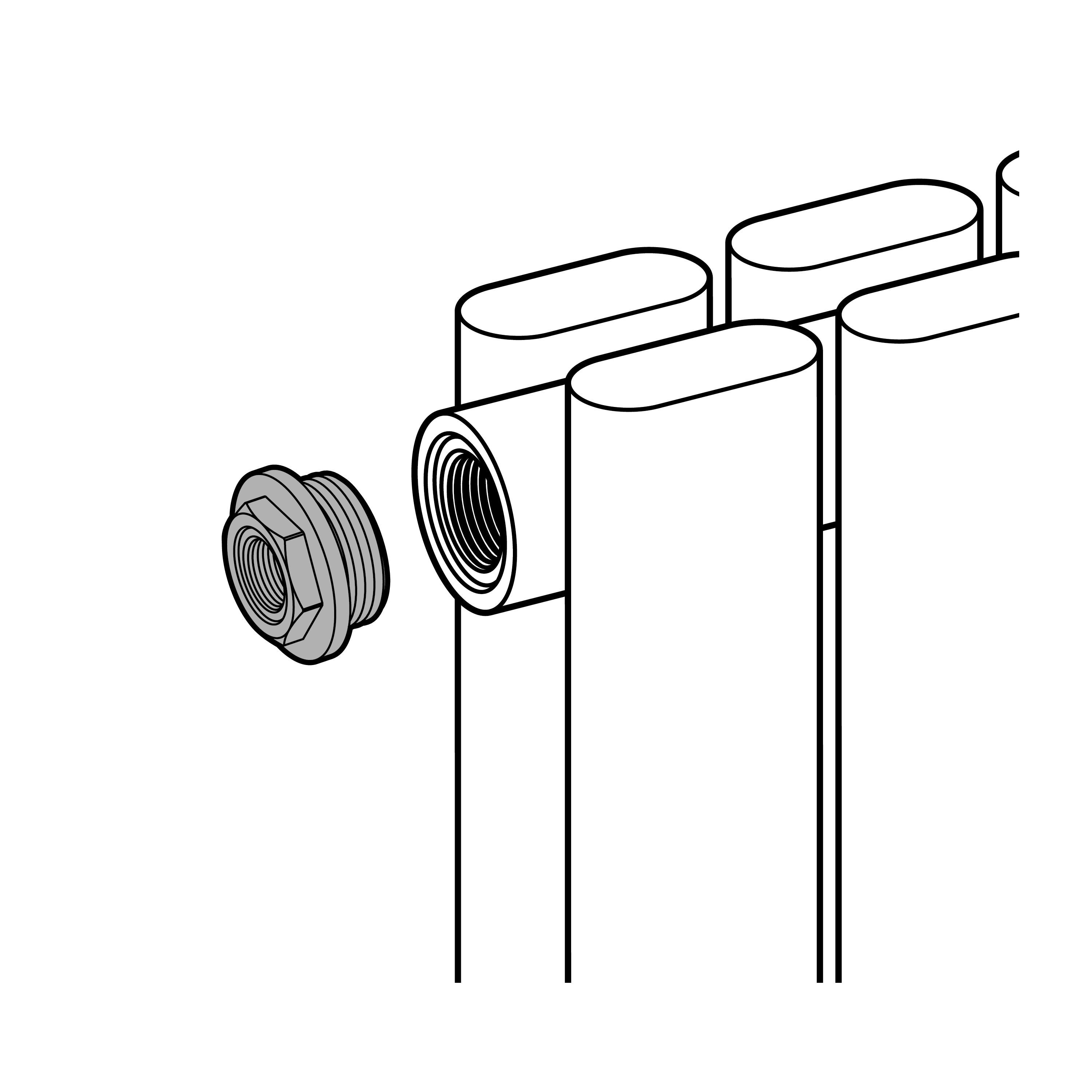 Reduccion radiador 1x3/8 dch Equation - 6
