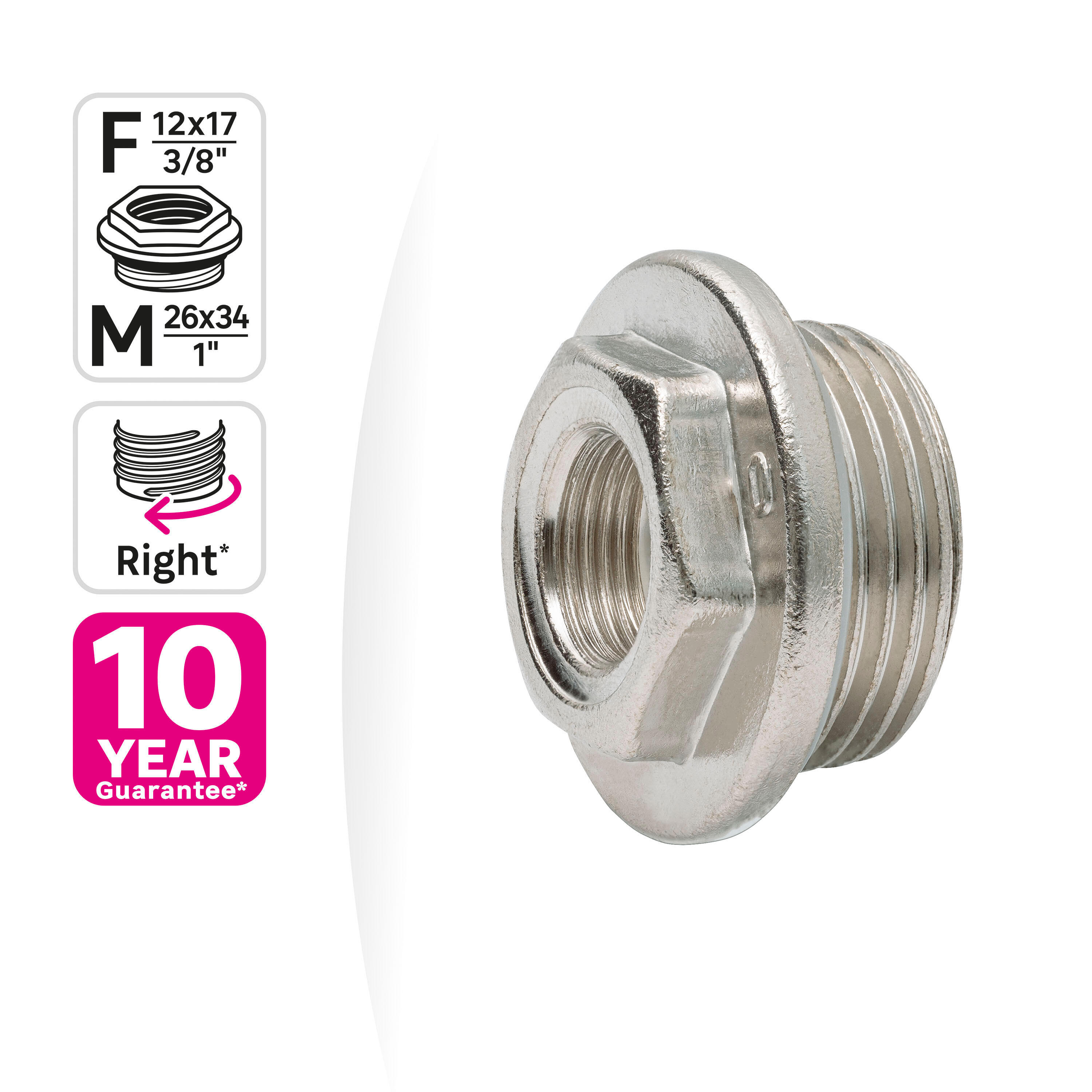 Reduccion radiador 1x3/8 dch Equation - 5