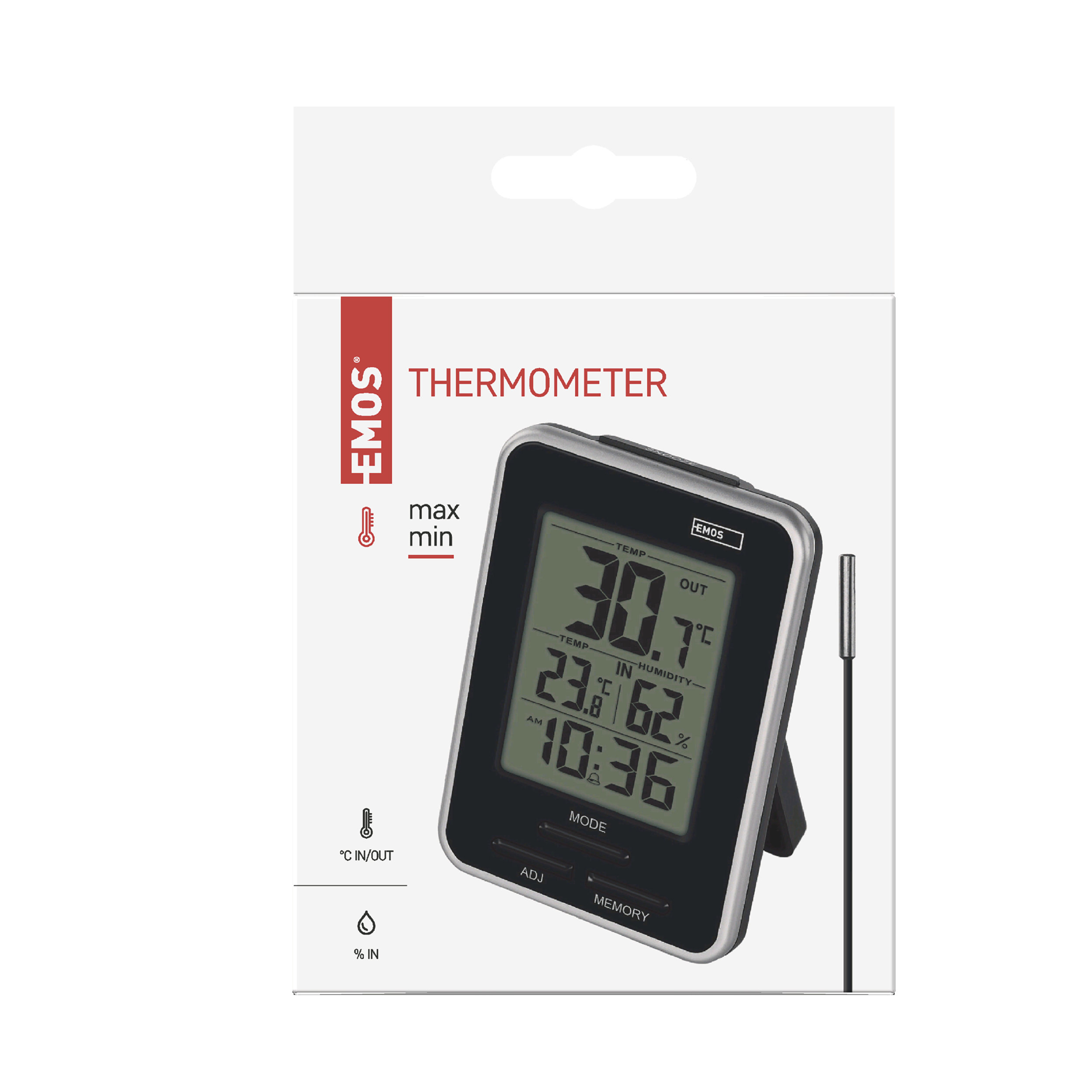 Termometr z hydrometrem E0121 EMOS - 3