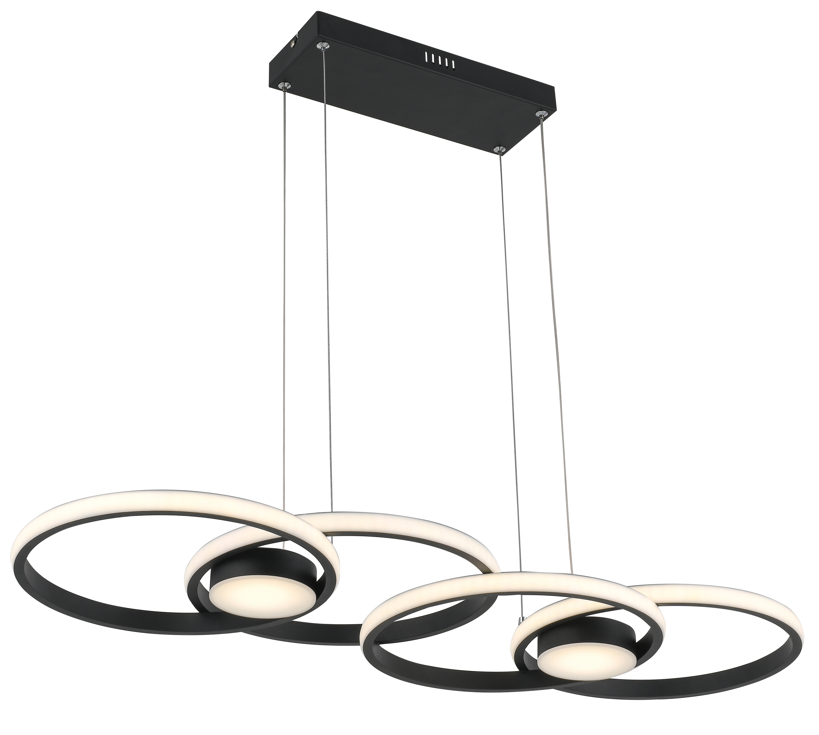 Lampa wisząca Audia czarna LED Reality - 4