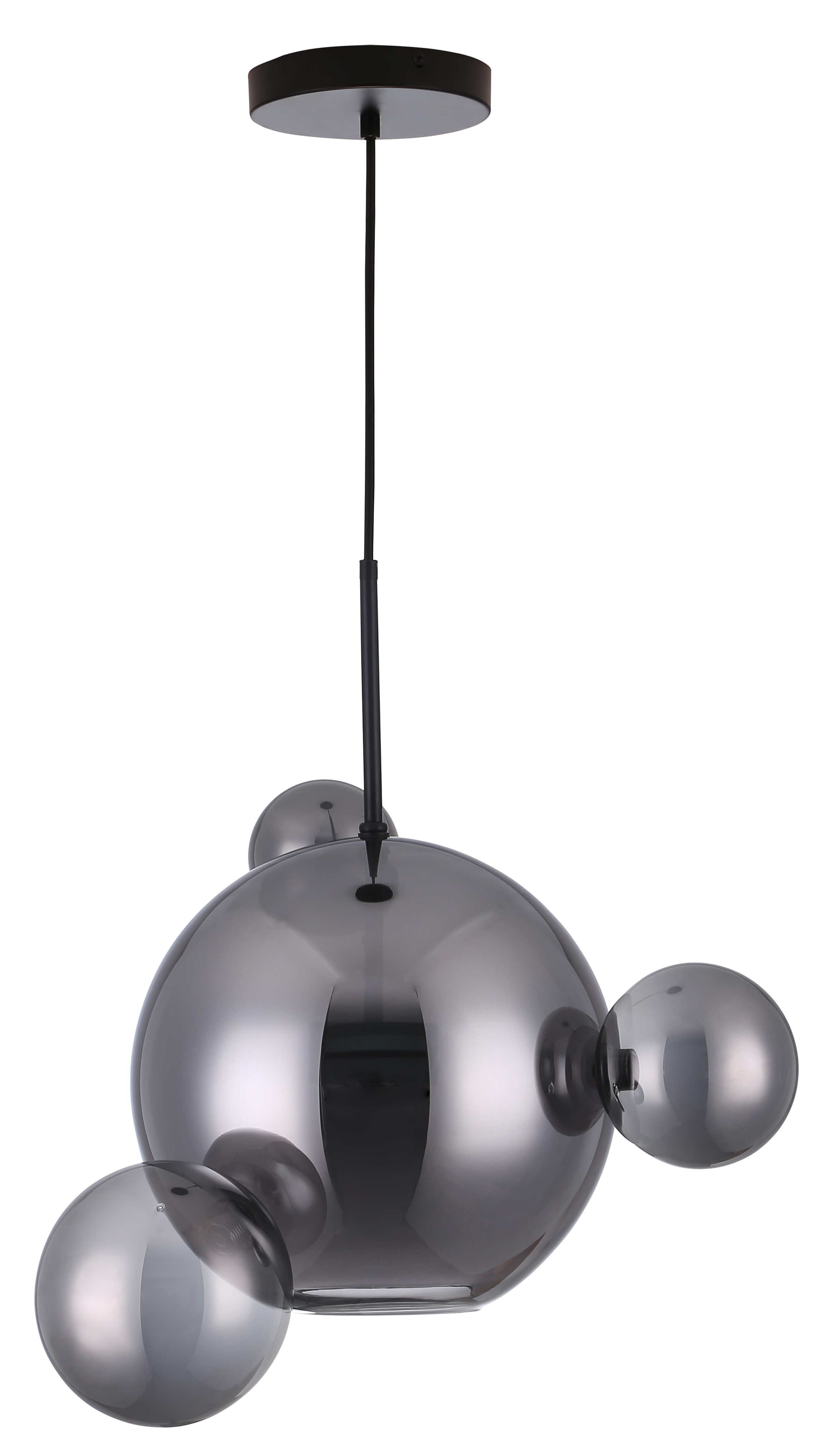 Lampa wisząca Multiverse czarna LED Reality