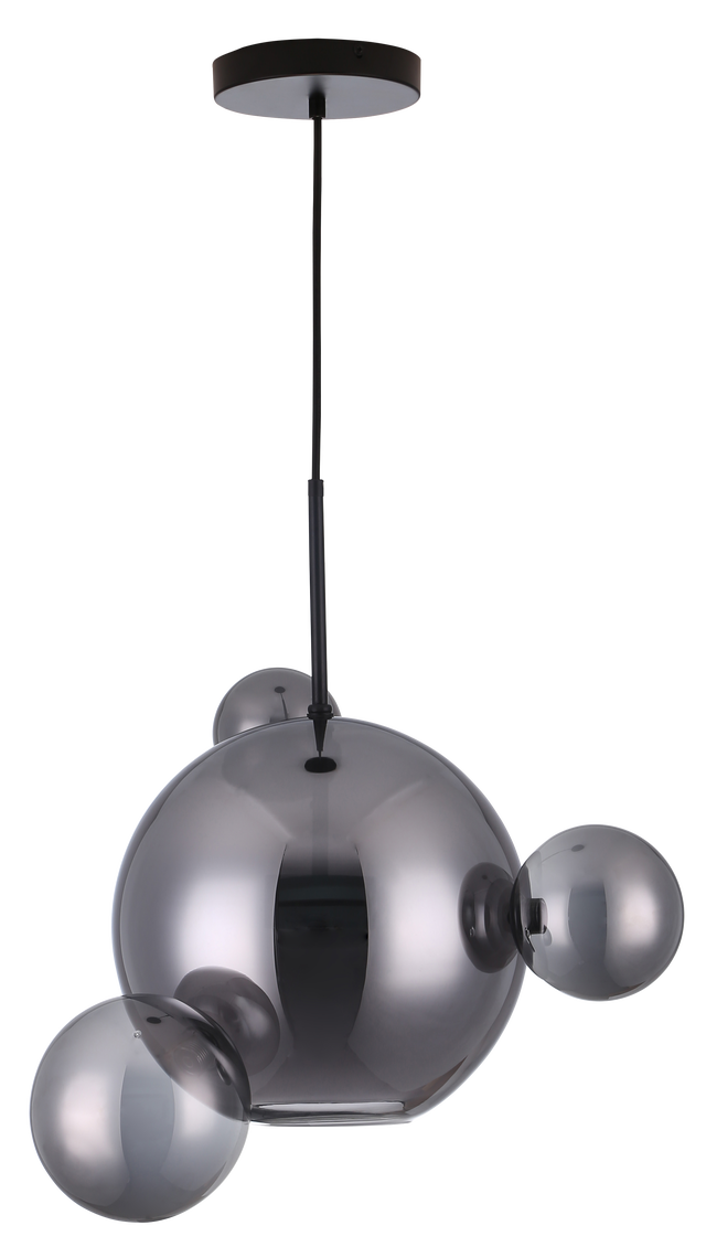 Lampa wisząca Multiverse czarna LED Reality