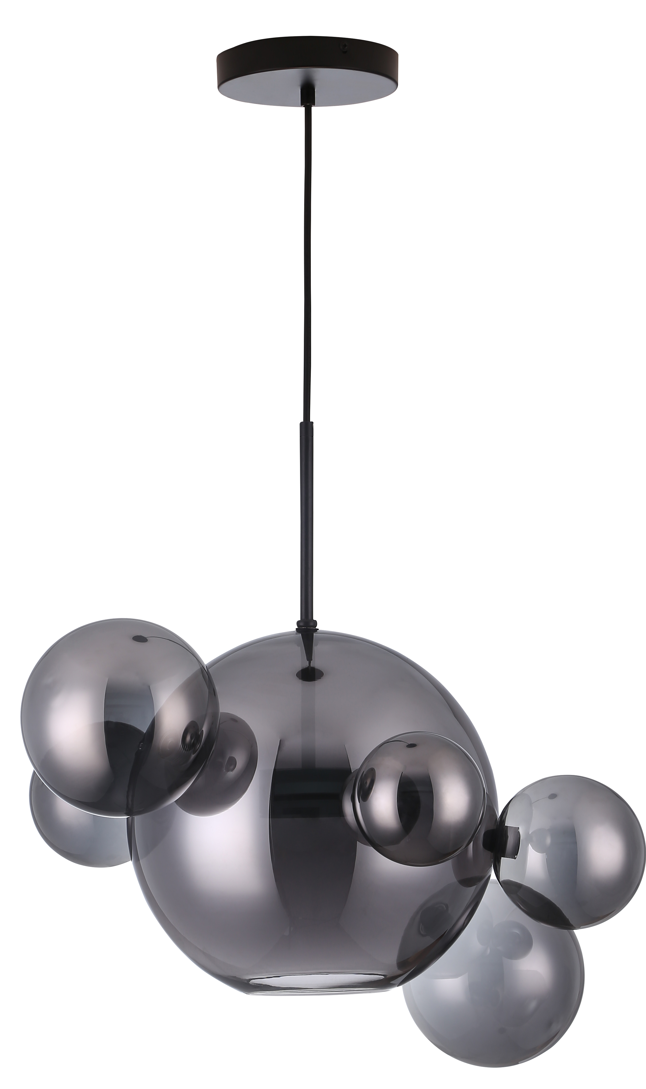 Lampa wisząca Multiverse czarna LED Reality