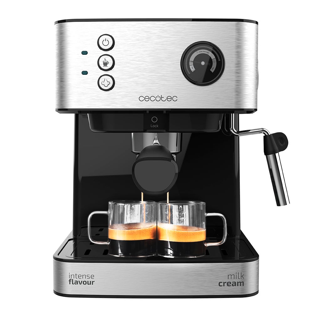Cafetera eléctrica CECOTEC Power Espresso 20 Matic acero inoxidable - 2