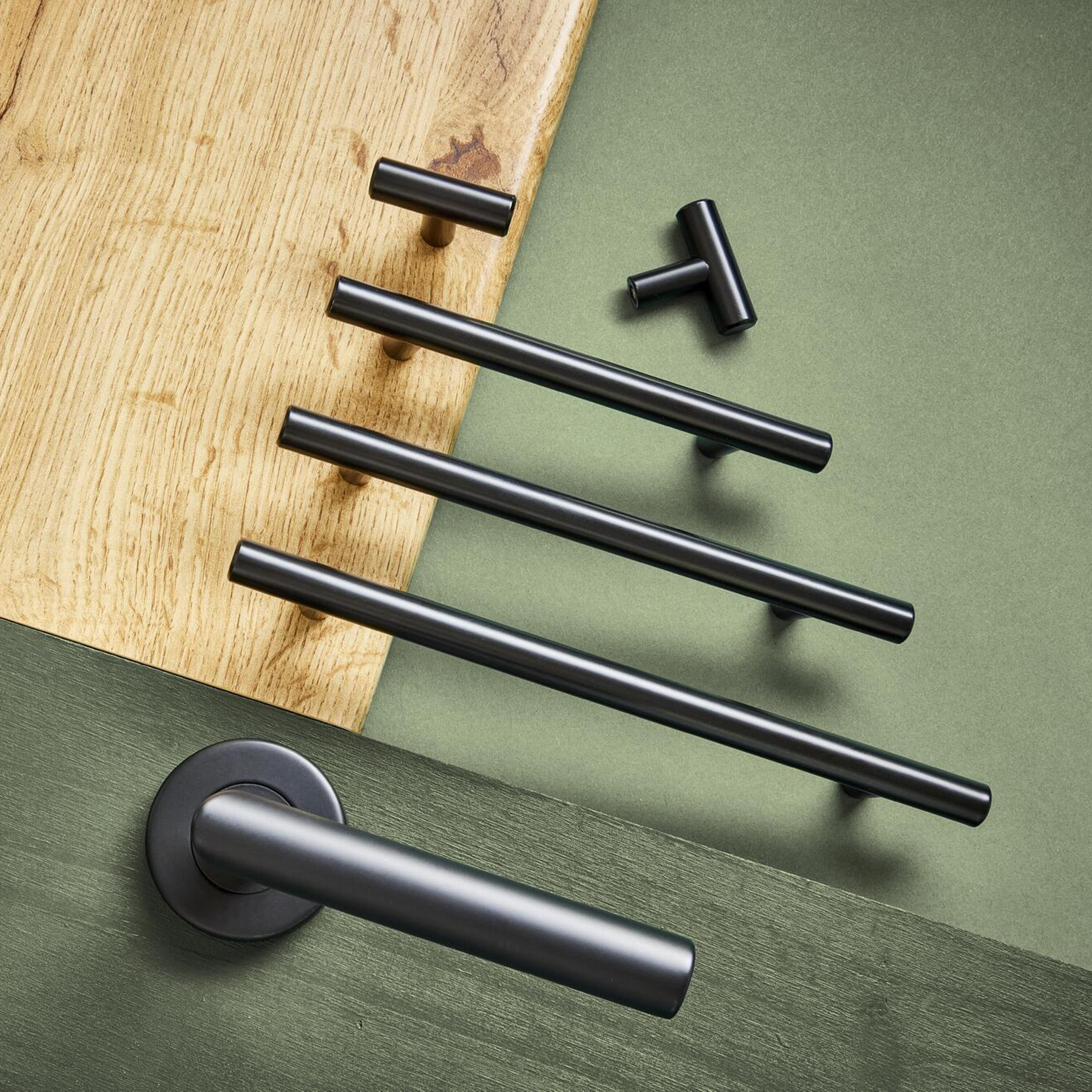 Puxador para móvel aço preto 40 mm Inspire Urban - 6