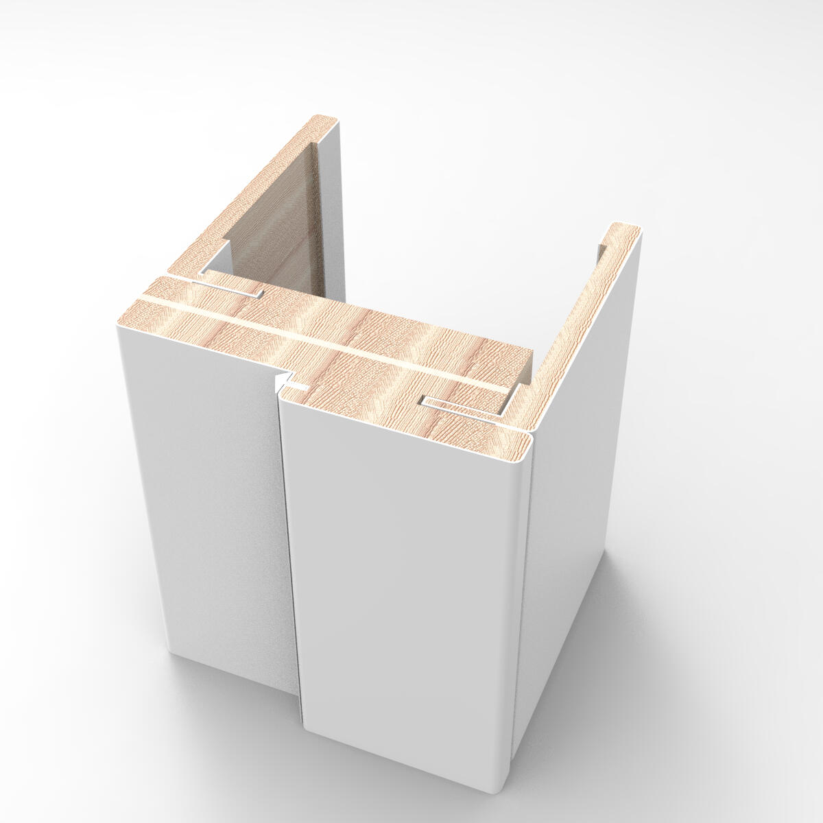 Porta interna a battente Clew in legno colore bianco, L 70 x H 210 cm, apertura reversibile - 6
