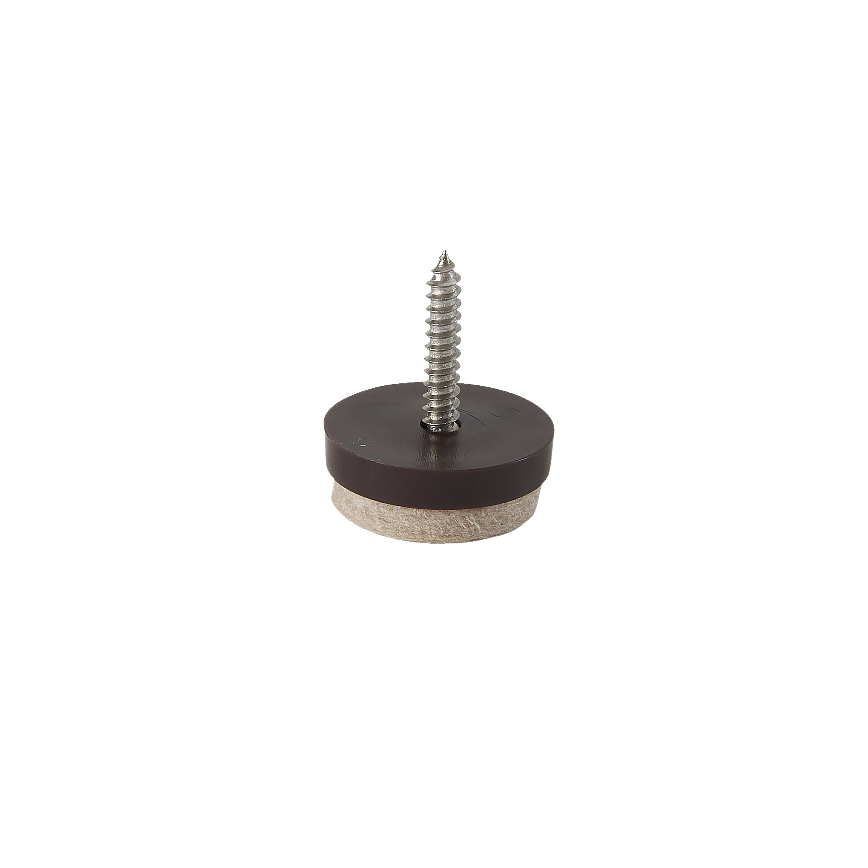 4 patín redondos STANDERS de fieltro beige ø 24 mm - 4