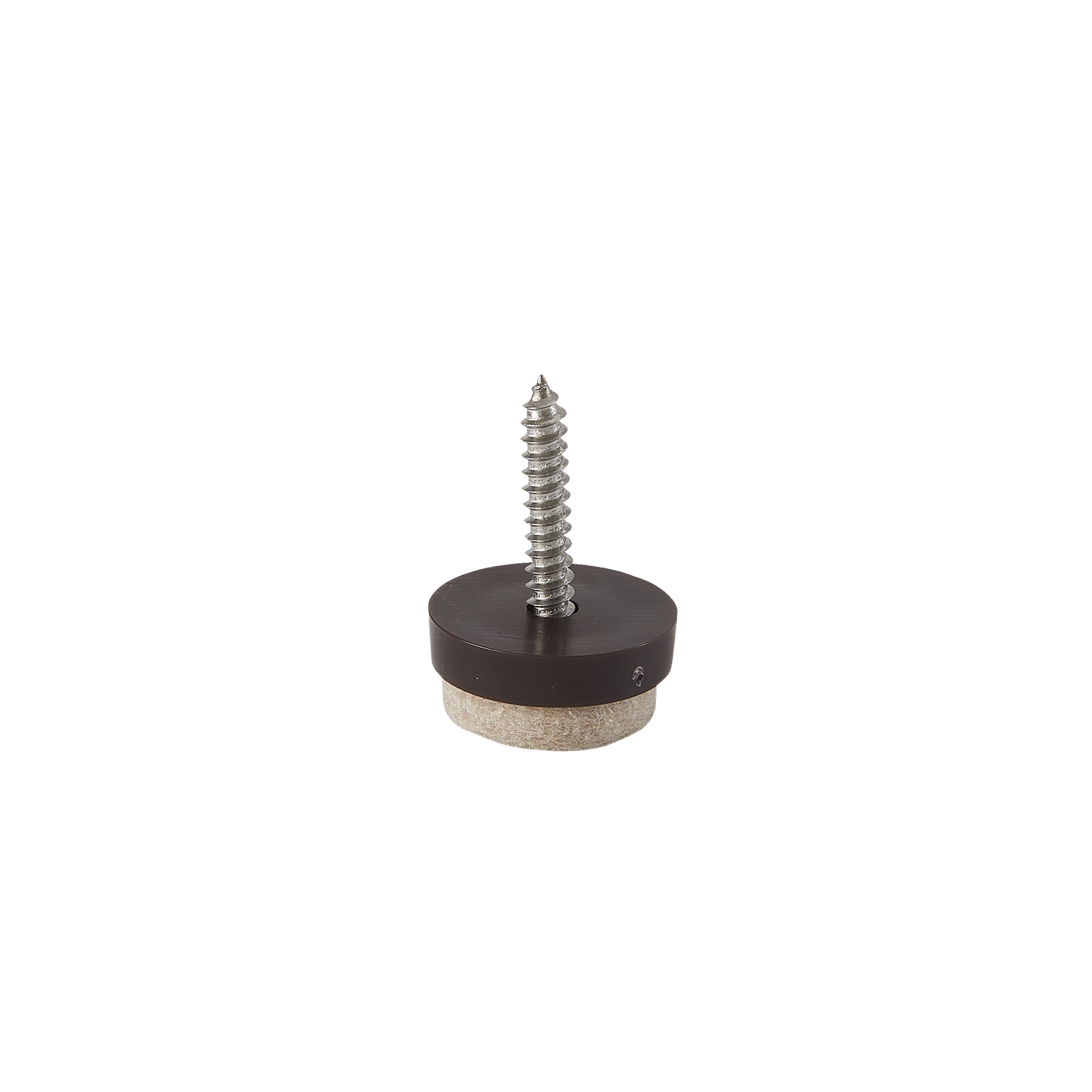 4 patín redondos STANDERS de fieltro beige ø 20 mm - 5